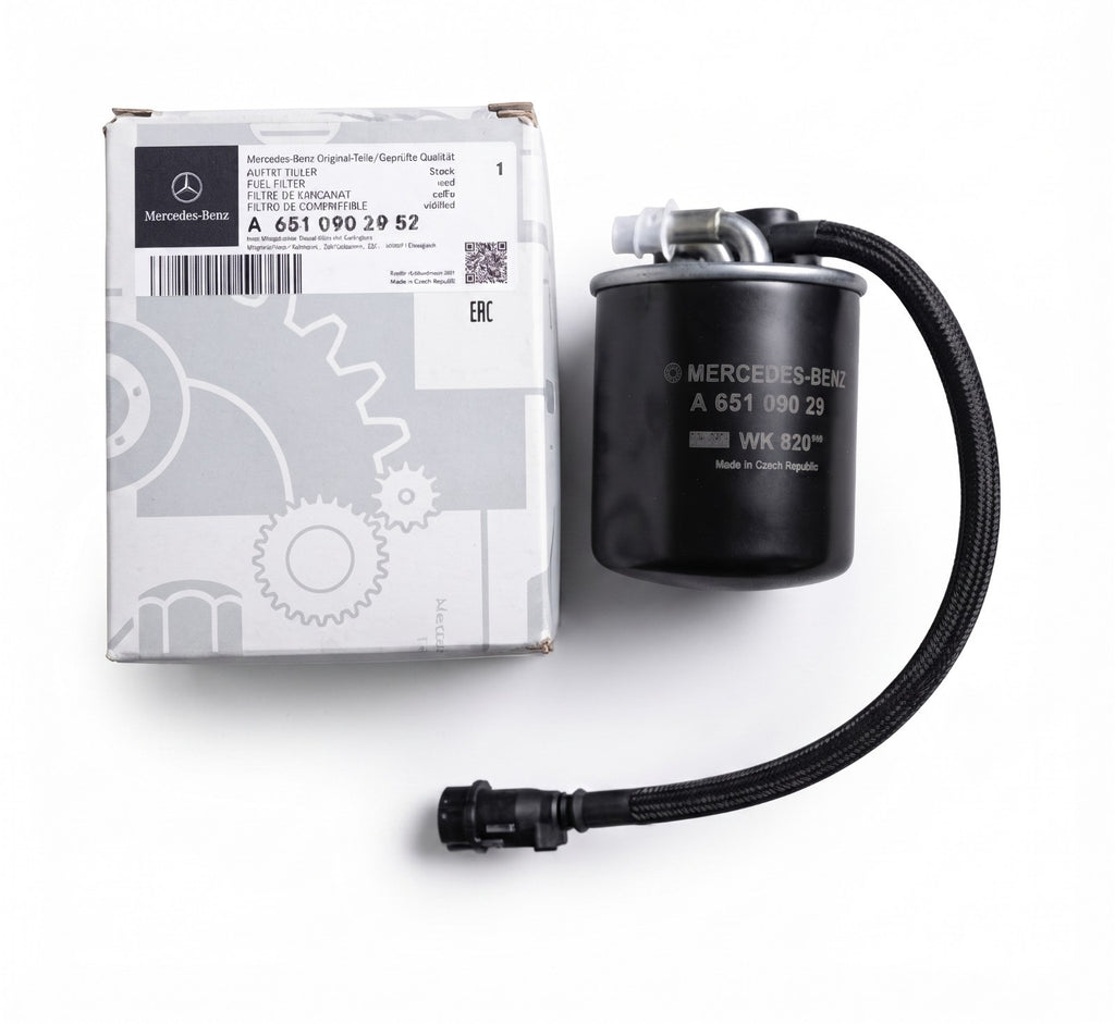 MERCEDES W204 W212 W639 W906 OM651 DIESEL FUEL FILTER WITH SENSOR A6510902952