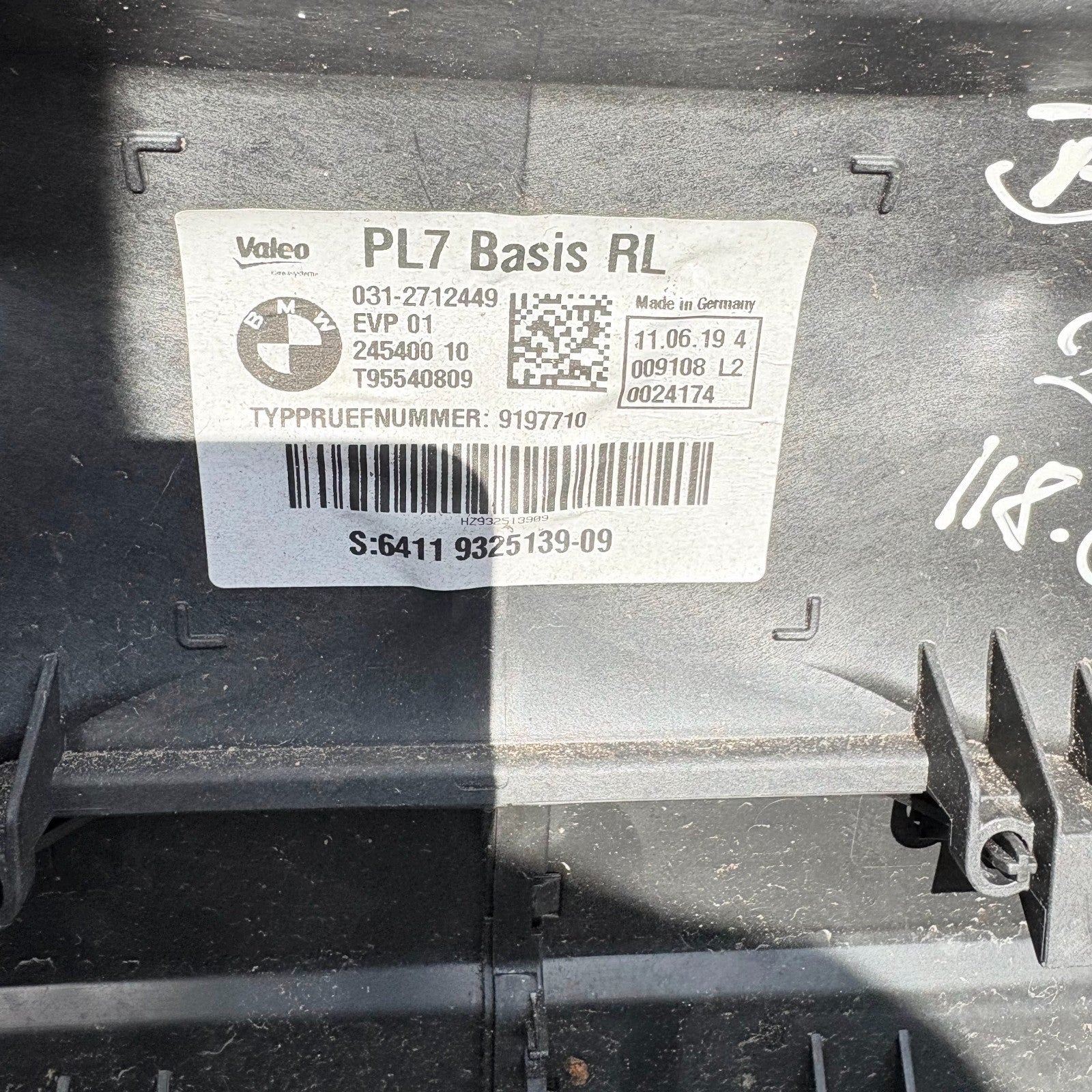 BMW 4 SERIES 118i 2019-HEATER UNIT BLOWER BOX 9197710
