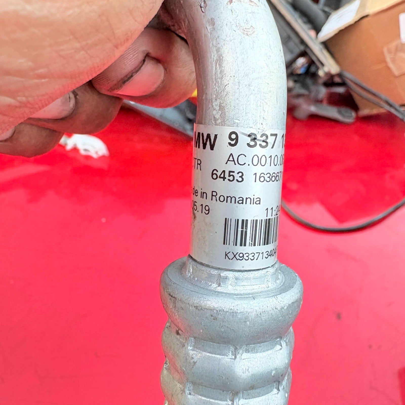 BMW 1 SERIES 118i AC AIR CON CONDITIONING HOSE PIPE 9337134 2019