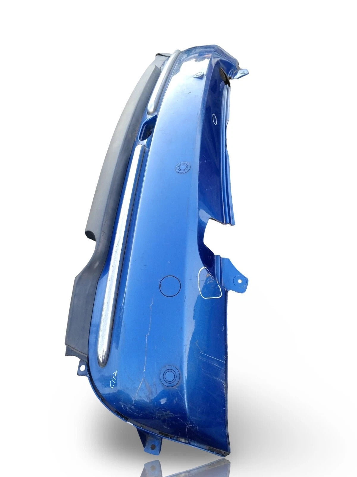 Rear BUMPER MINI Hatchback R56 2006-2014 Blue With Chrome Strip
