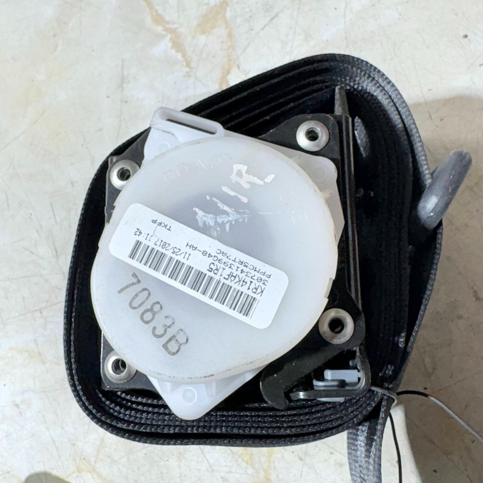 Audi A1 Sportback 8X 5 Door 2011-18 Rear Left Seat Belt 8X4857805C 198857737A