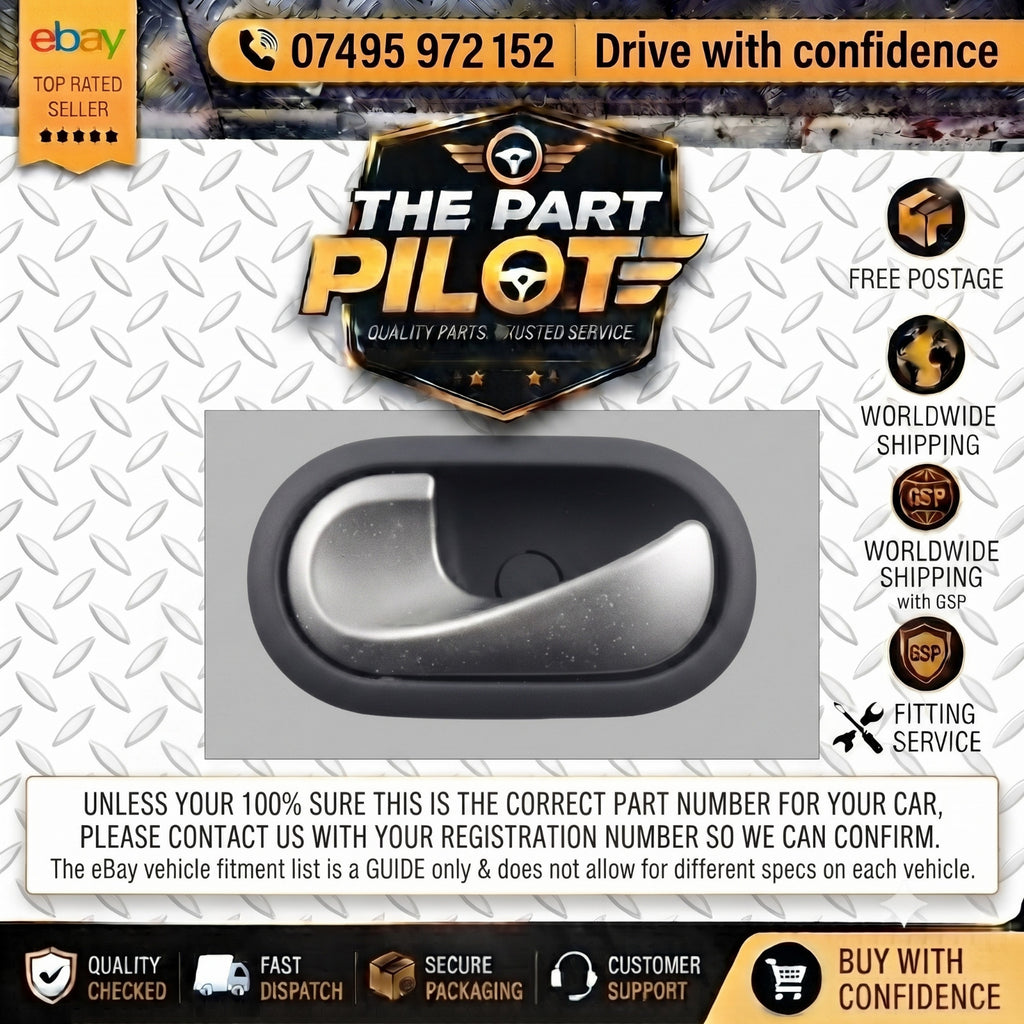 Renault Scenic 2 II 2003-2009 Rear Left Interior Door Handle 8200028487