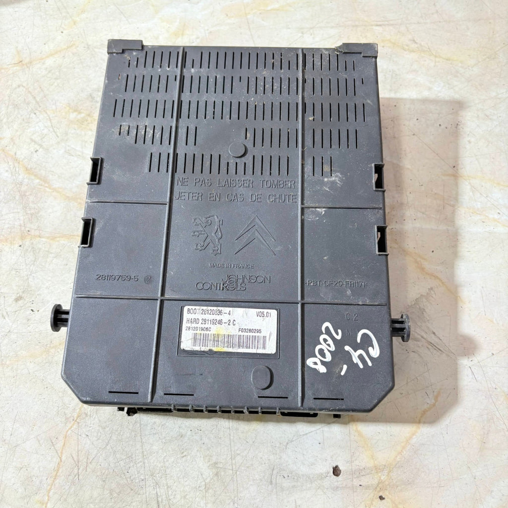 Citroen C4 FUSE BOX CONTROL MODULE 281201906C