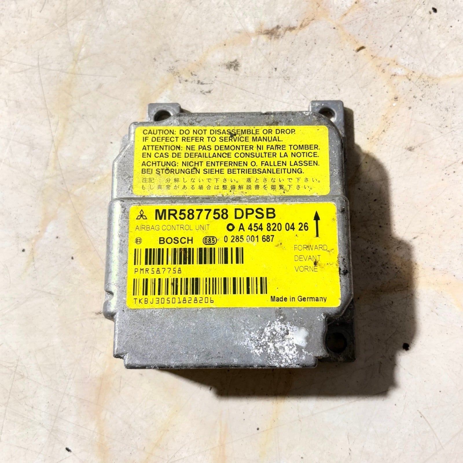 2002-2007 SMART FORFOUR AIRBAG ECU MODULE A4548200426