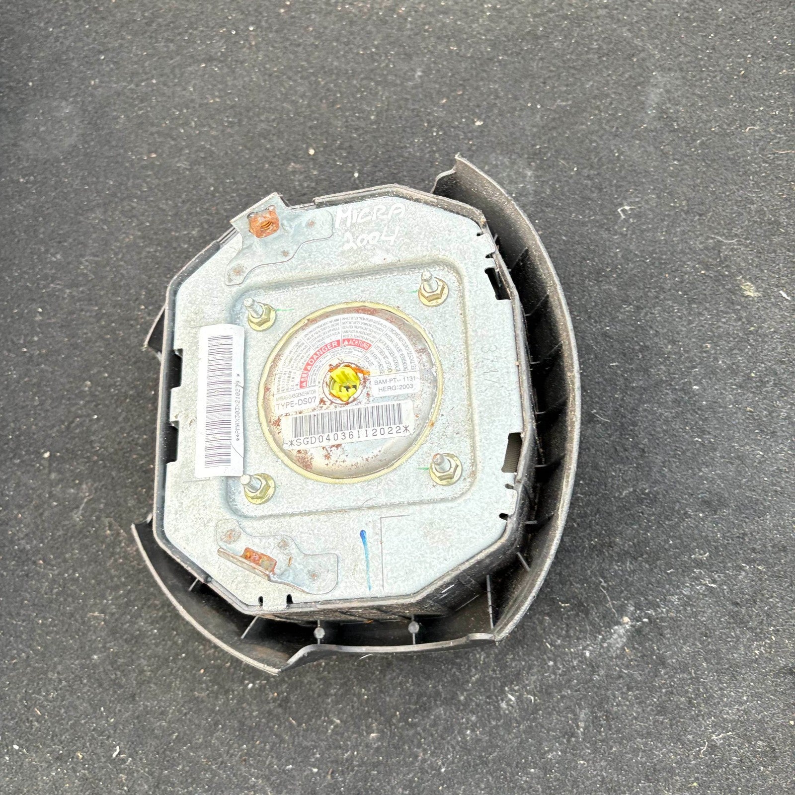 2002-2010 NISSAN MICRA STEERING WHEEL AIR BAG BAM-PT-1131 HERG:2003