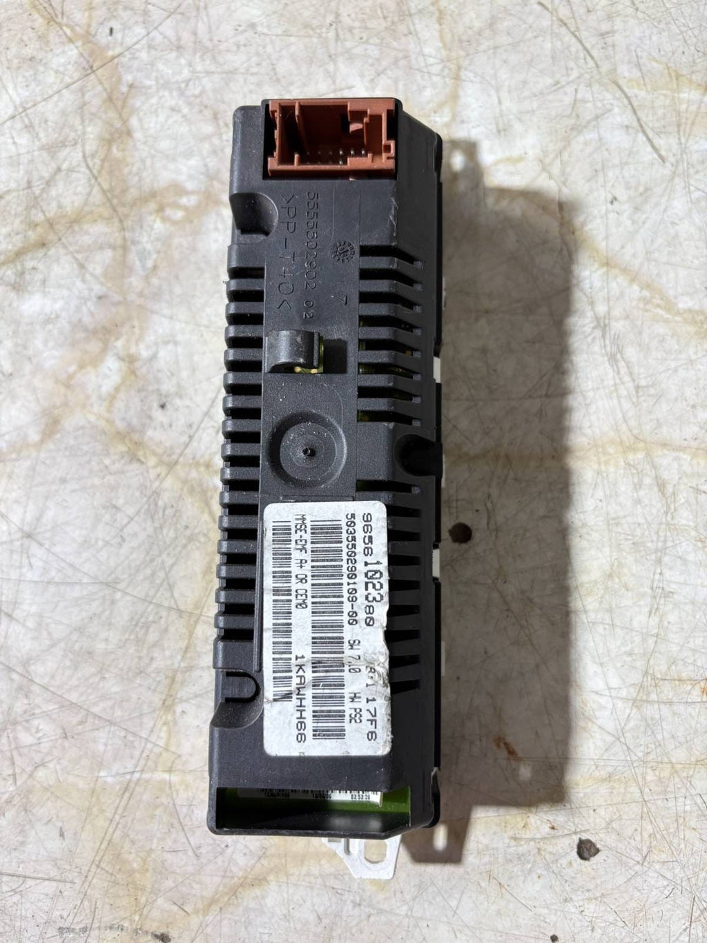 Peugeot 207 WA WC 2006-2009 Dashboard Radio Clock Display Screen 9656102380