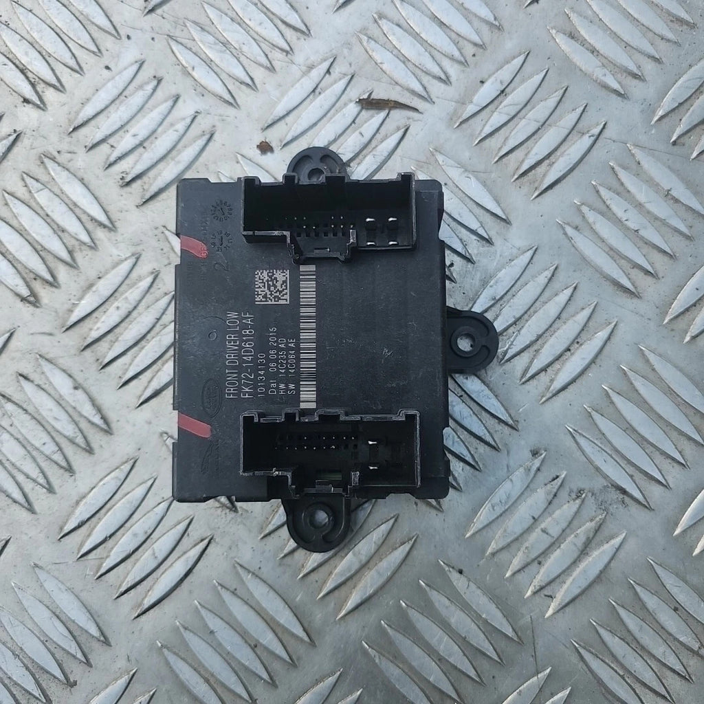 JAGUAR XE DOOR CONTROL MODULE ECU FRONT RIGHT DRIVER SIDE FK7214D618AF X760 2016
