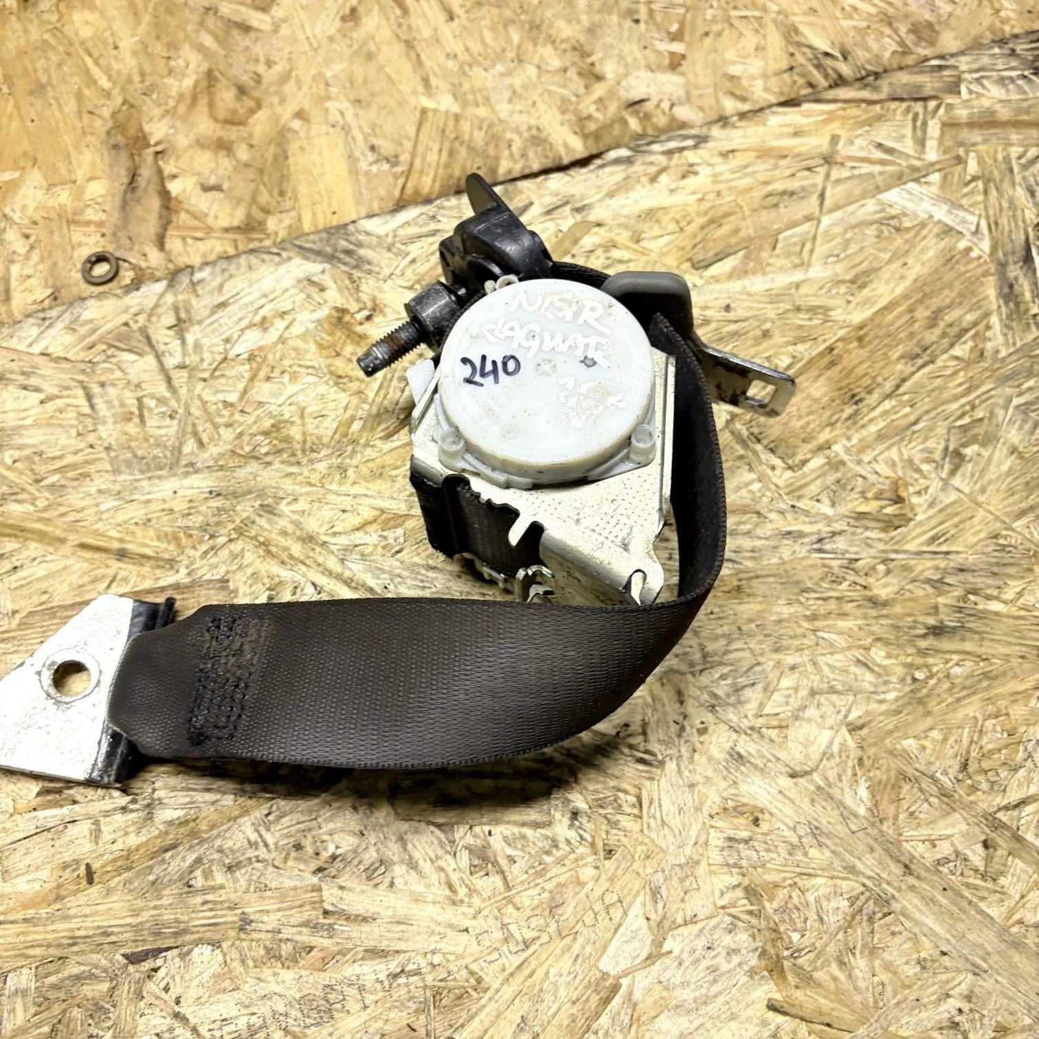 JAGUAR XF X250 Passenger Rear Seatbelt 34031199 BB0834 8X23F611B69ADAMT 32731775