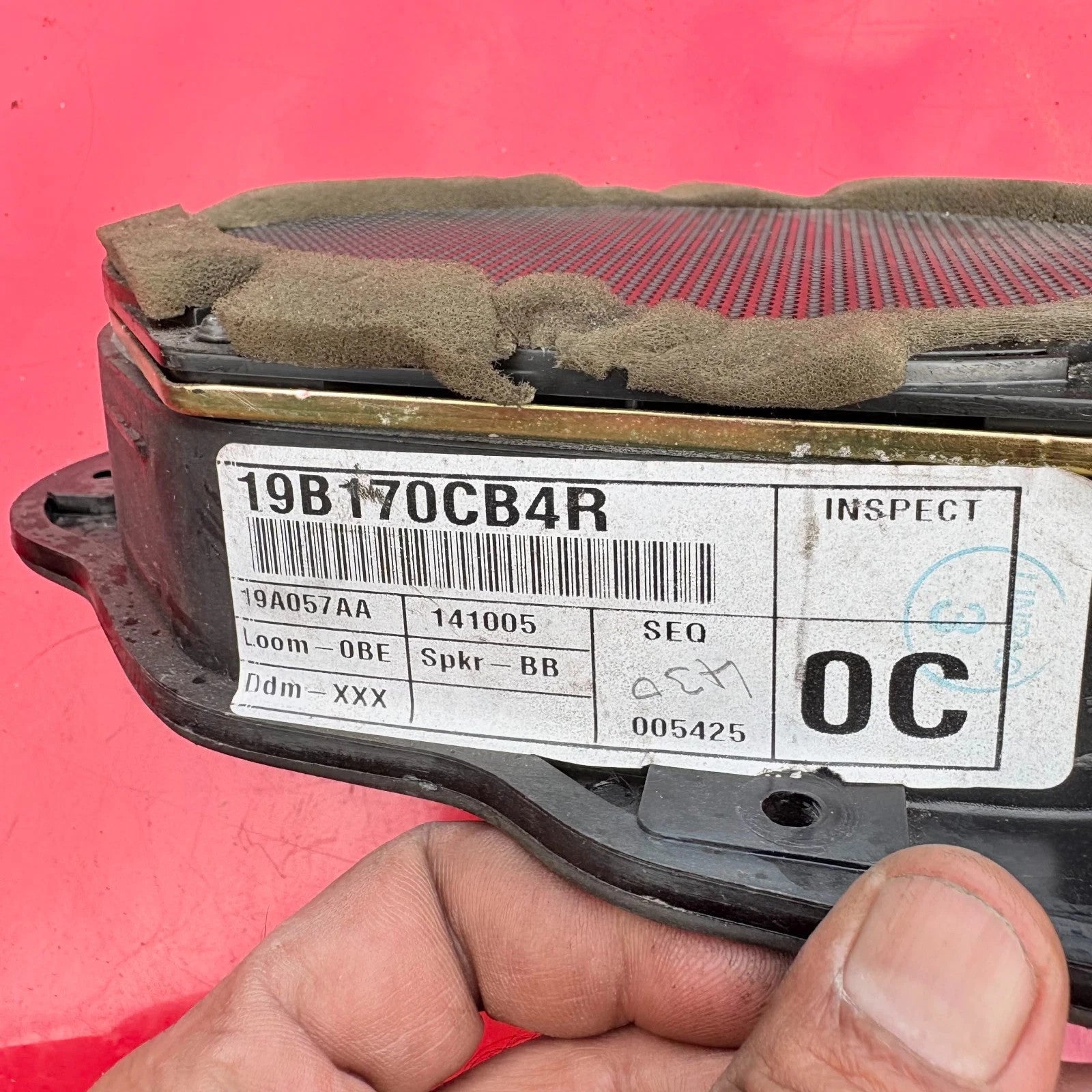 Jaguar S-Type Front Left Door Speaker Assembly 19B170CB4R 04/2002-10/2007