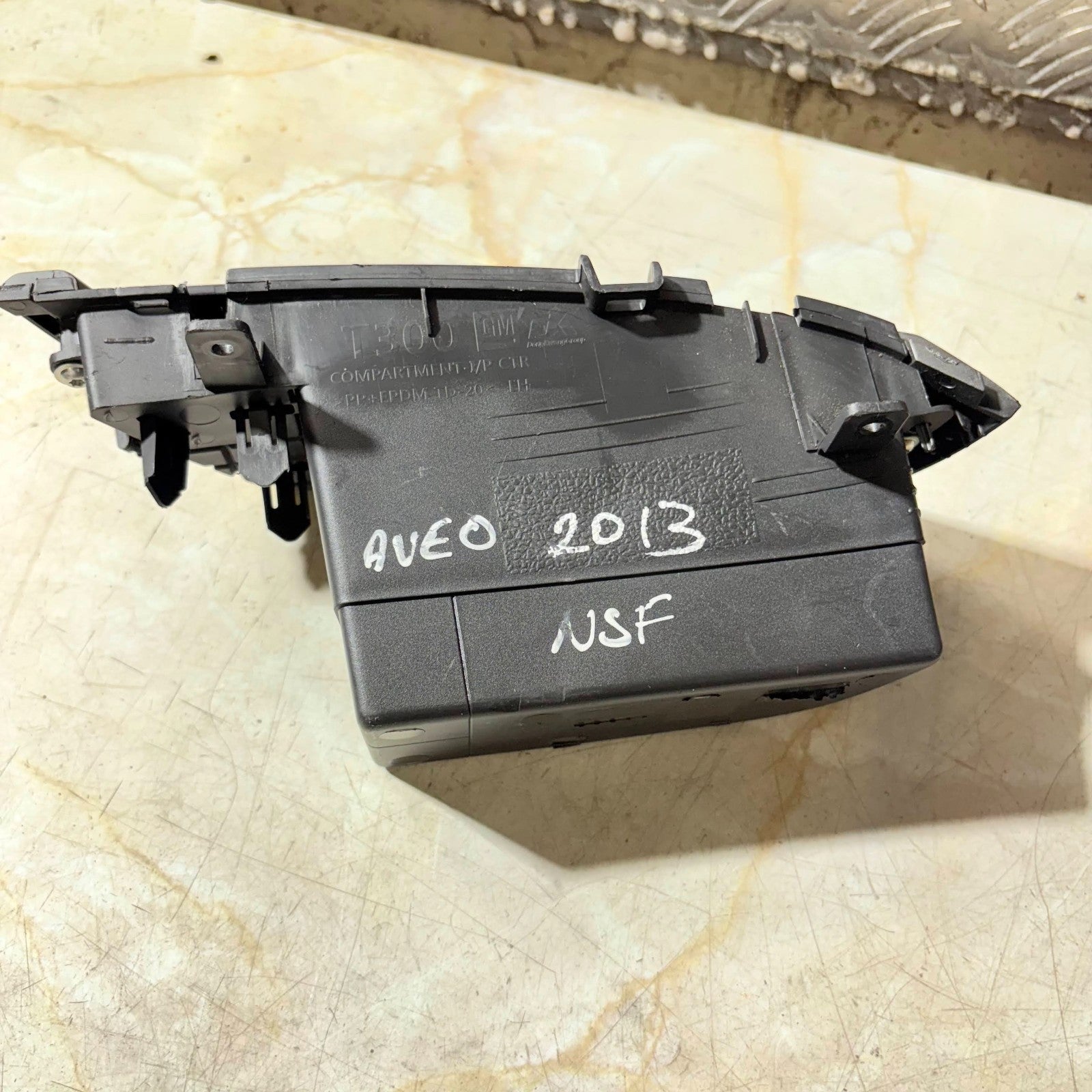 2012-2016 Chevrolet Aveo Front Dash Center Left Storage Trim