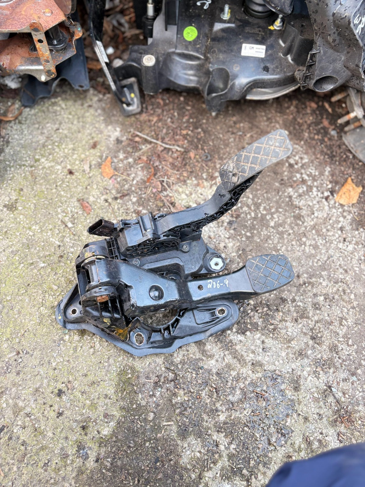 VW Polo 6C 2014-2017 Manual Brake and Accelerator Pedal Assembly 6C2721058F