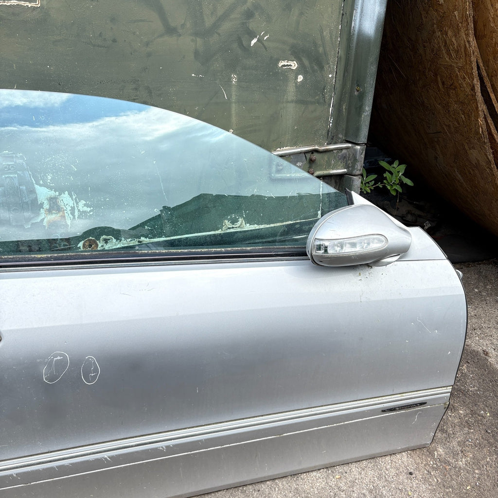 Mercedes CLK C209 A209 2002-2009 Driver Right Front Door Iridium Silver