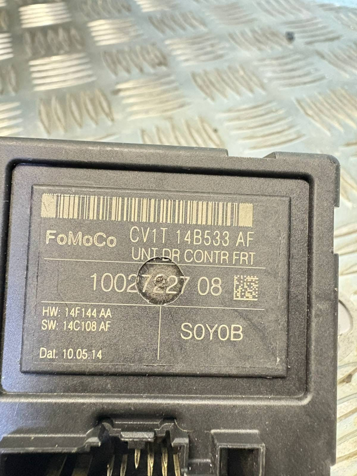 14C108AF FRONT LEFT SIDE DOOR CONTROL UNIT FORD FIESTA 2008-2017