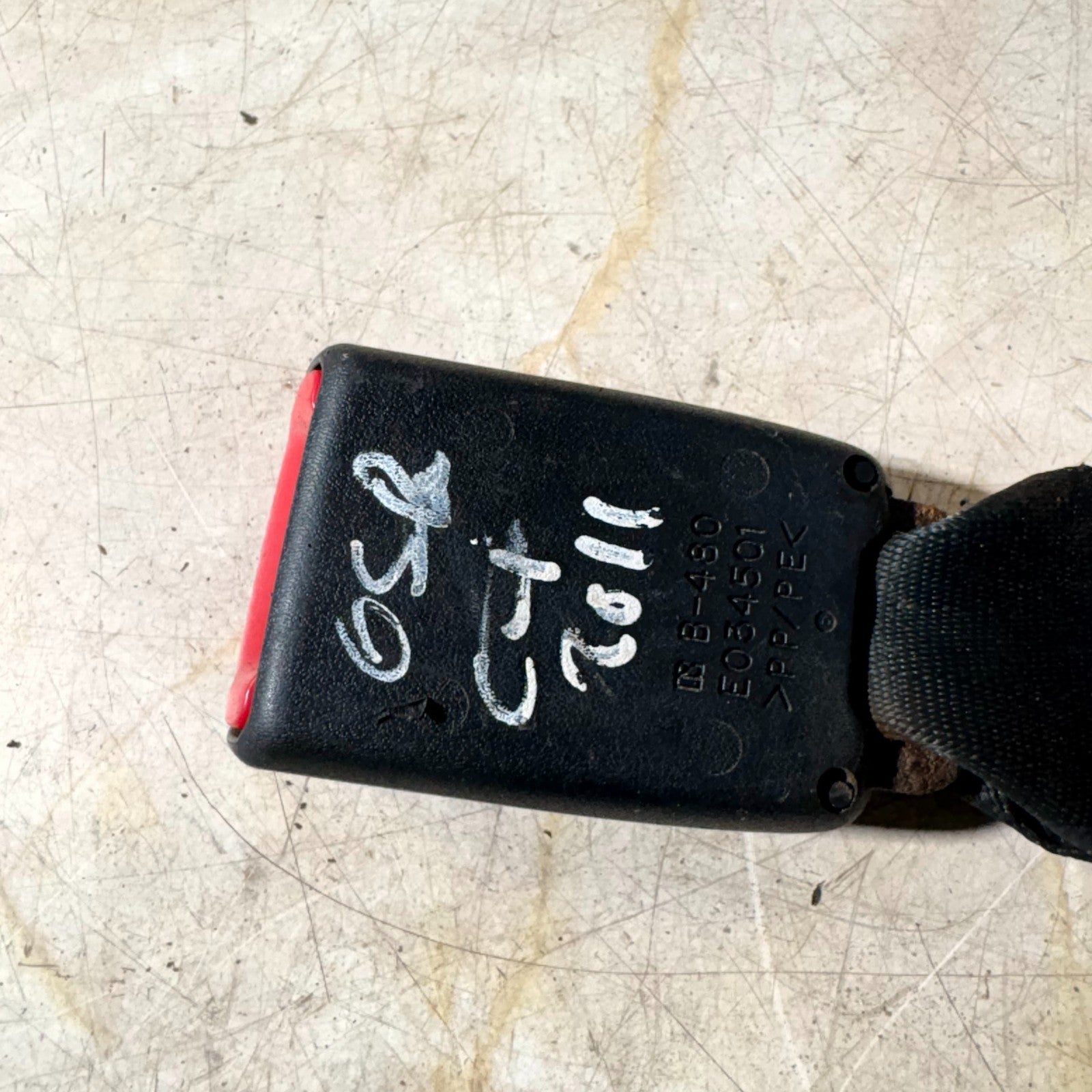 Citroen Grand C4 Picasso 2011 3rd Row Rear Right Seat Belt Buckle Latch 7 Seater