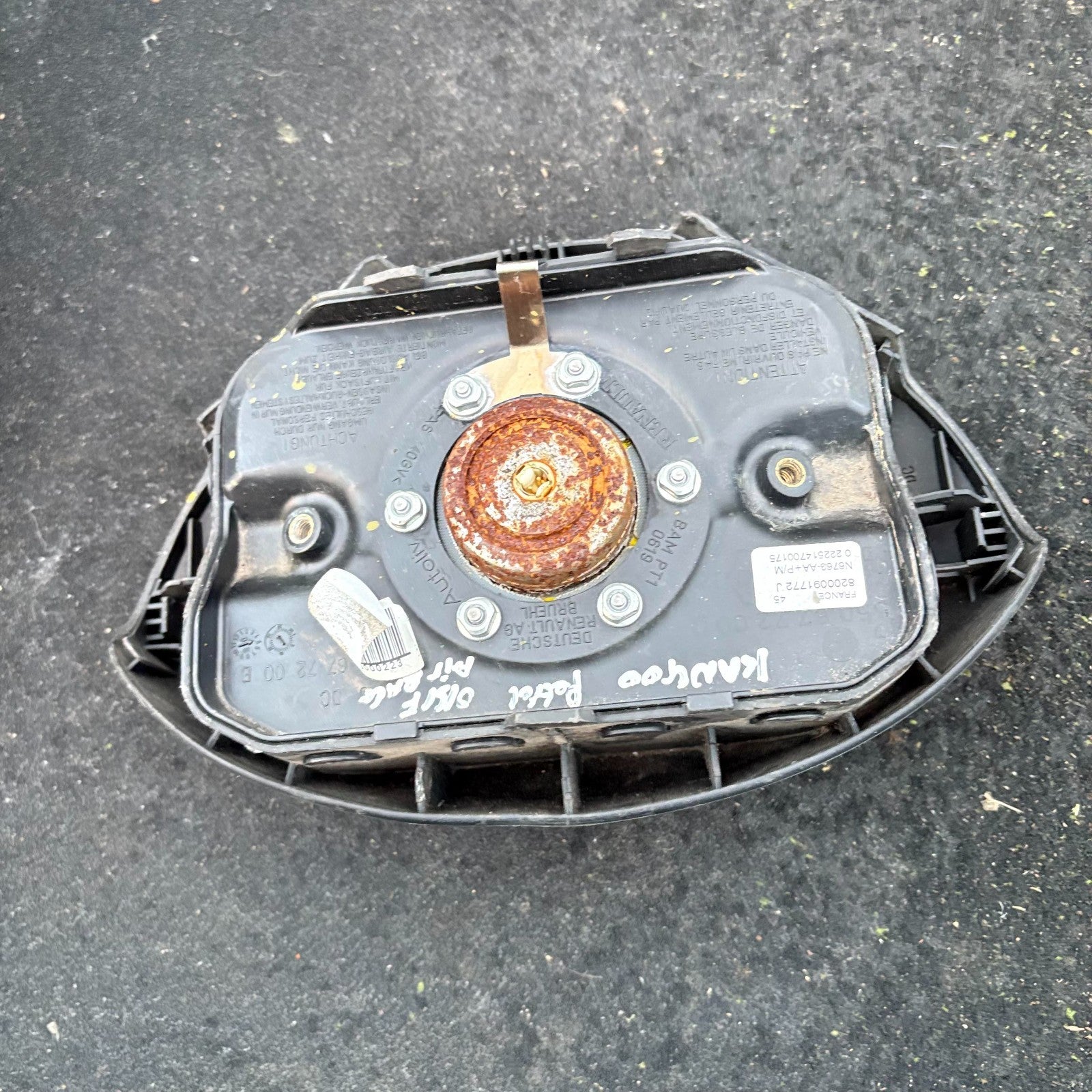 RENAULT KANGOO 1997-2008 OFFSIDE DRIVER STEERING WHEEL SRS 8200091772J