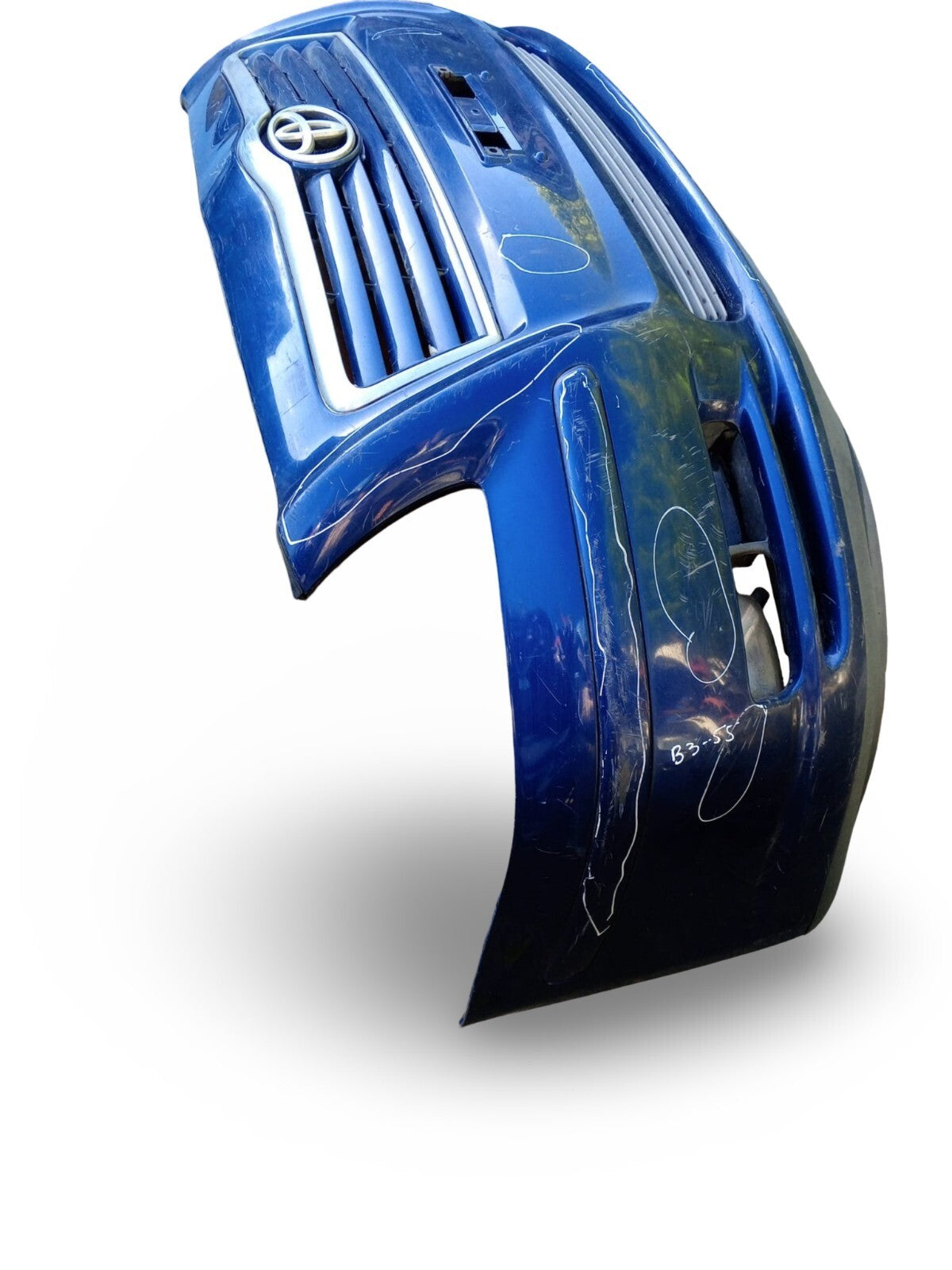 TOYOTA AVENSIS SALOON 4DR MK2 2003 BLUE 8P4 FRONT BUMPER MARKS