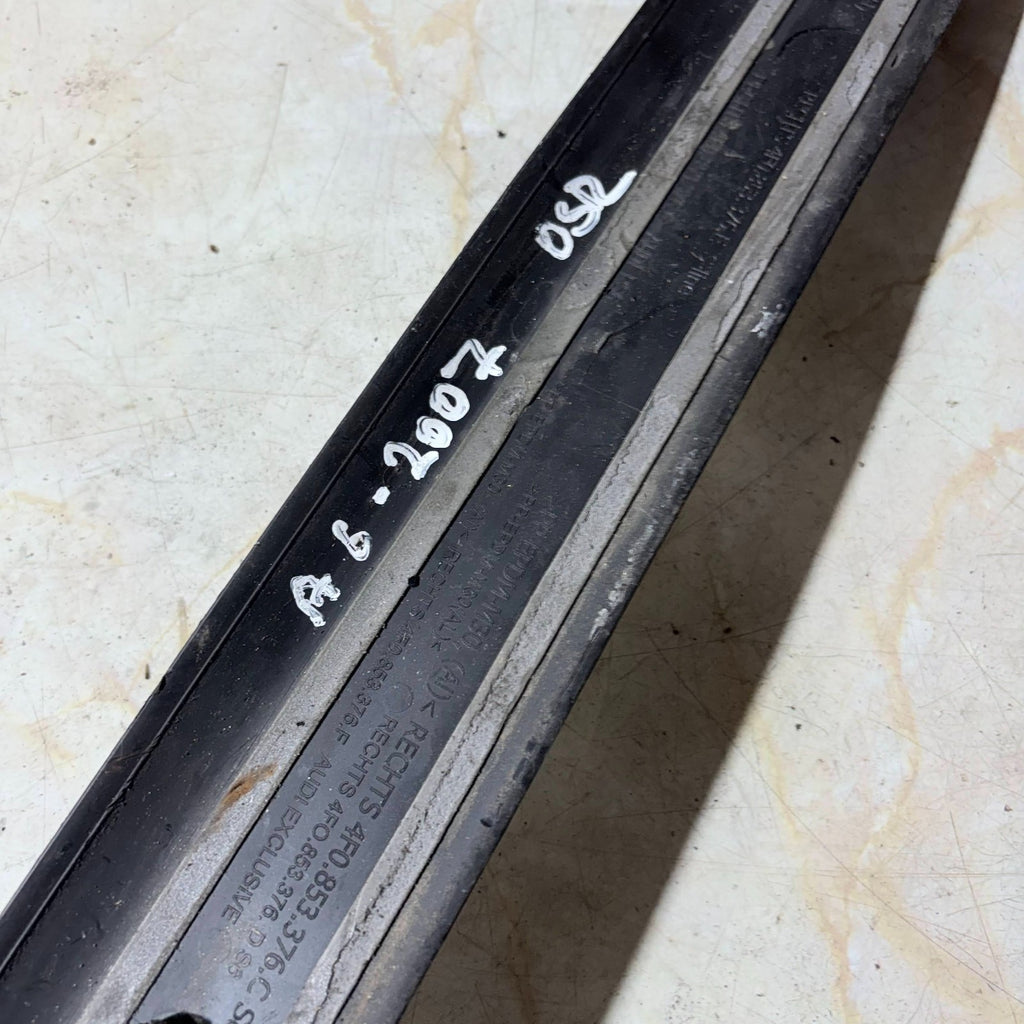 Audi A6 C6 2005-2011 Rear Right Door Sill Scuff Plate 4F0853376C