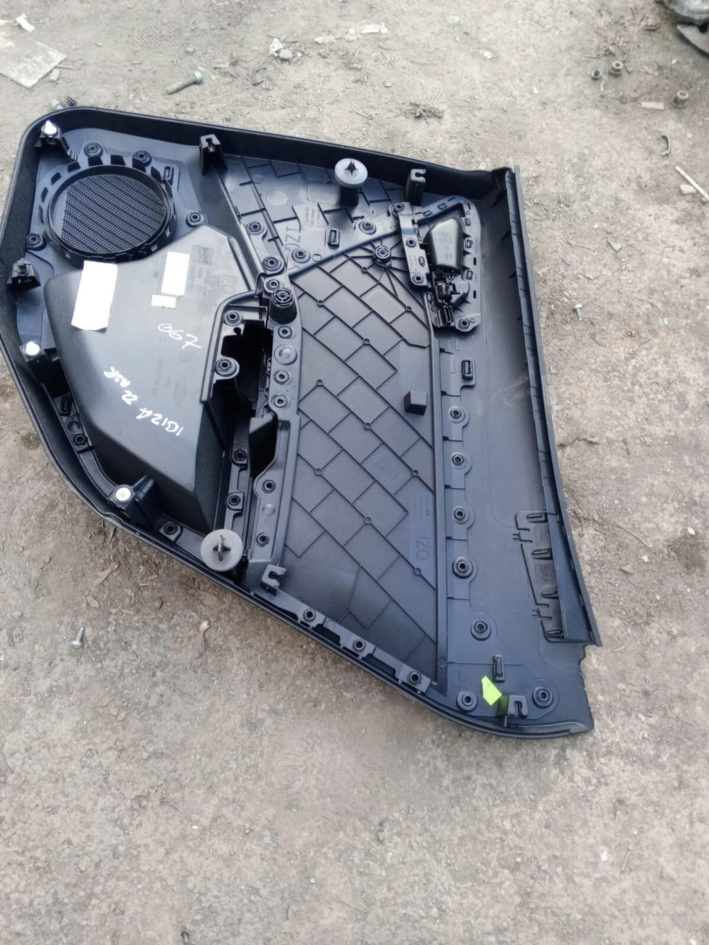 SEAT Ibiza 6F KJ1 5dr 2017-2026 Rear Left Nearside Door Card Black 6F0867211G