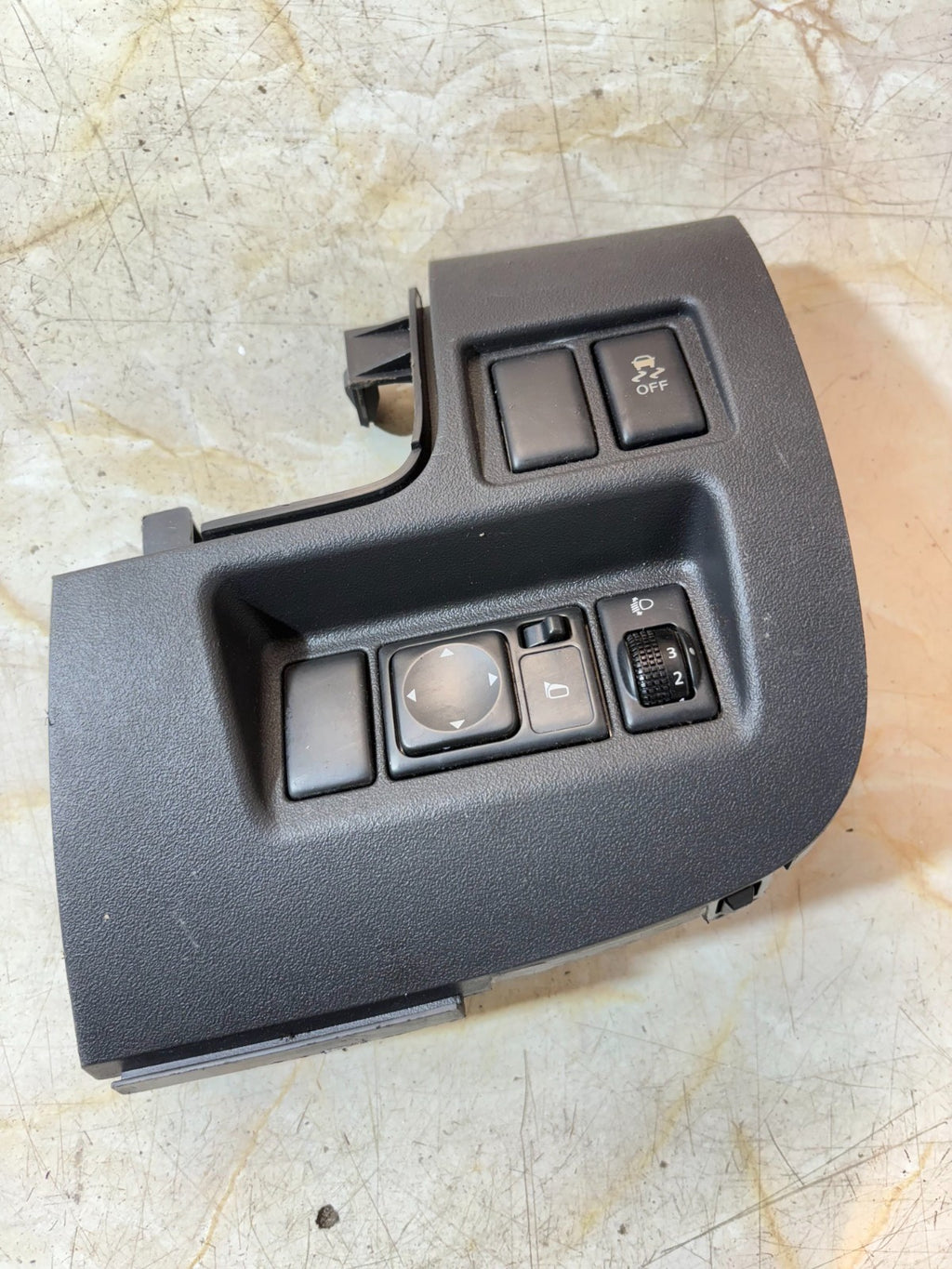 NISSAN MICRA K13 2012 HEADLIGHT ADJUSTER SWITCH 68485 1HAOA