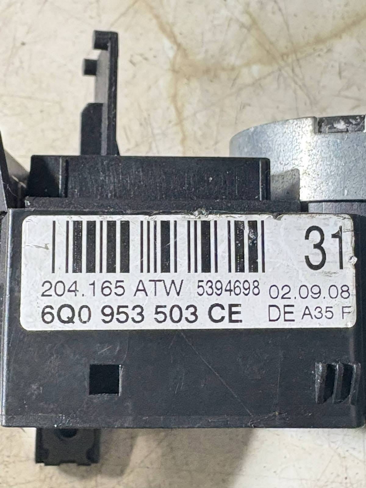 VOLKSWAGEN POLO 6R WIPER & INDICATOR STALKS SLIP RING SQUIB 6Q0953503EC 09-2014