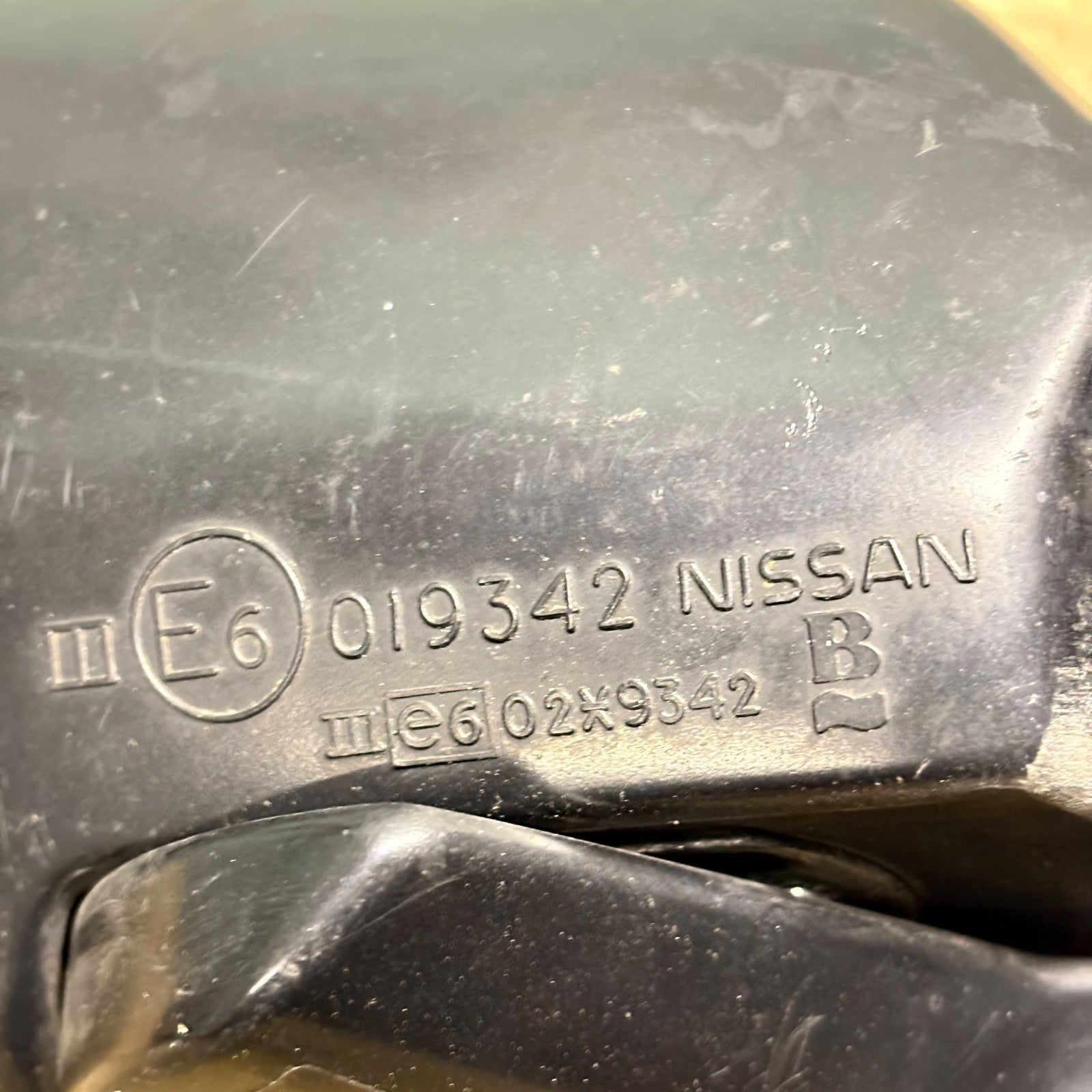 Nissan Primera P10 1990-1996 Right Wing Door Mirror Manual Adjust 019342 Drivers