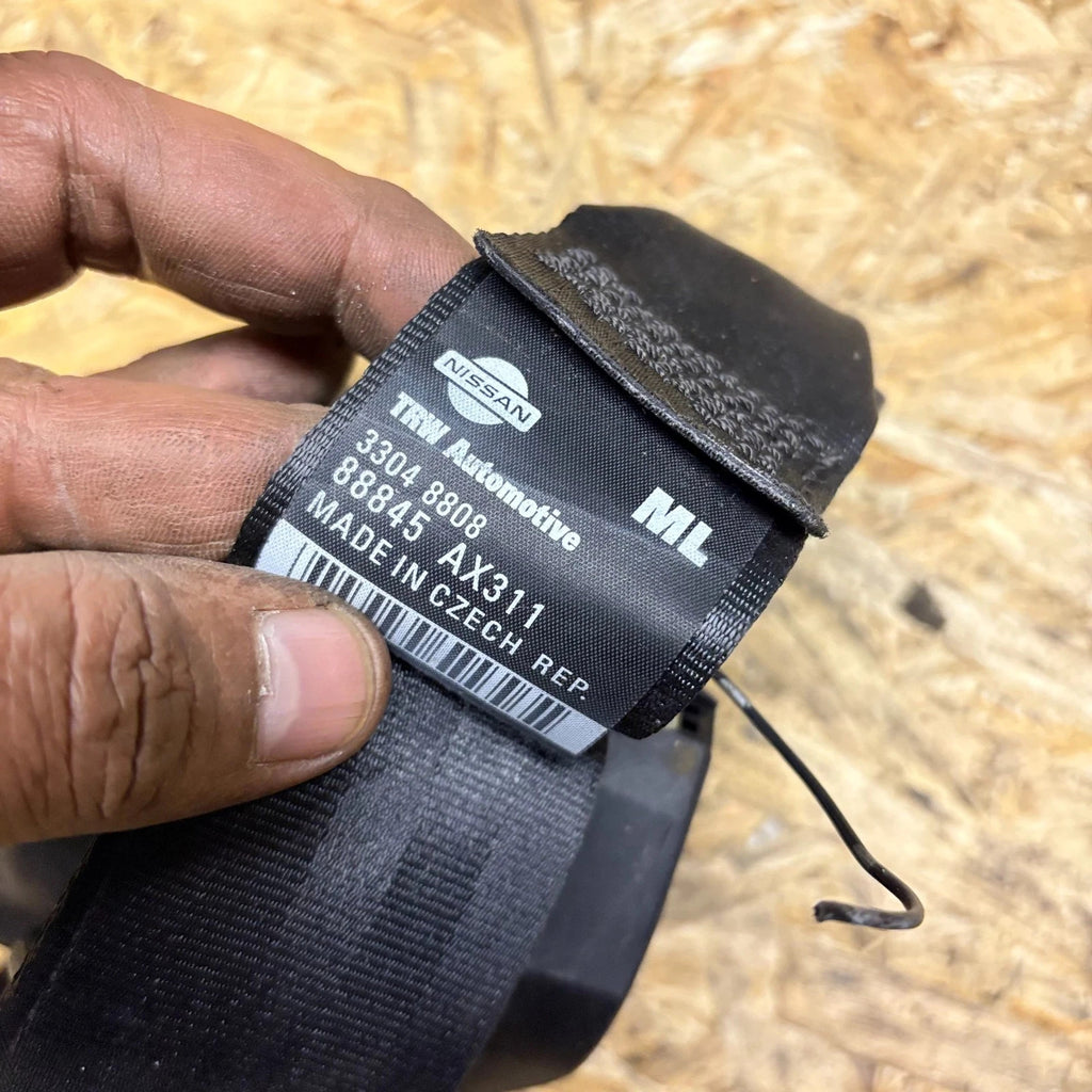 Nissan Micra K12 Passenger Rear Left Seat Belt 88845-AX311 08/03-07/10