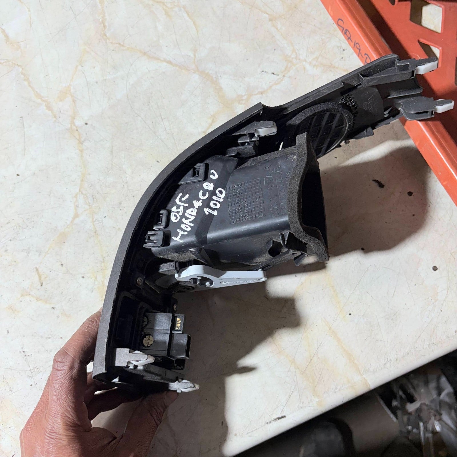 Honda CR-V 2010 Driver Dash Air Vent Panel Mirror Switch 77620-SWW-E040 NH608L