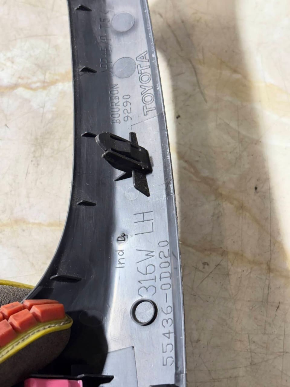 Toyota Yaris Mk2 2006-2011 Passenger Dash Trim 554360D020