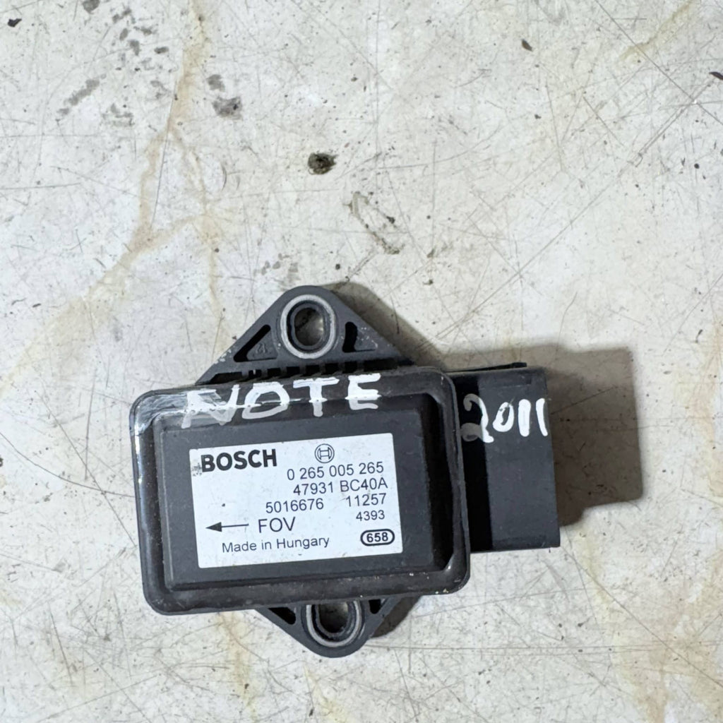 Nissan Note E11 2006-2012 ESP Yaw Rate Sensor Bosch 0265005265 47931BC40A