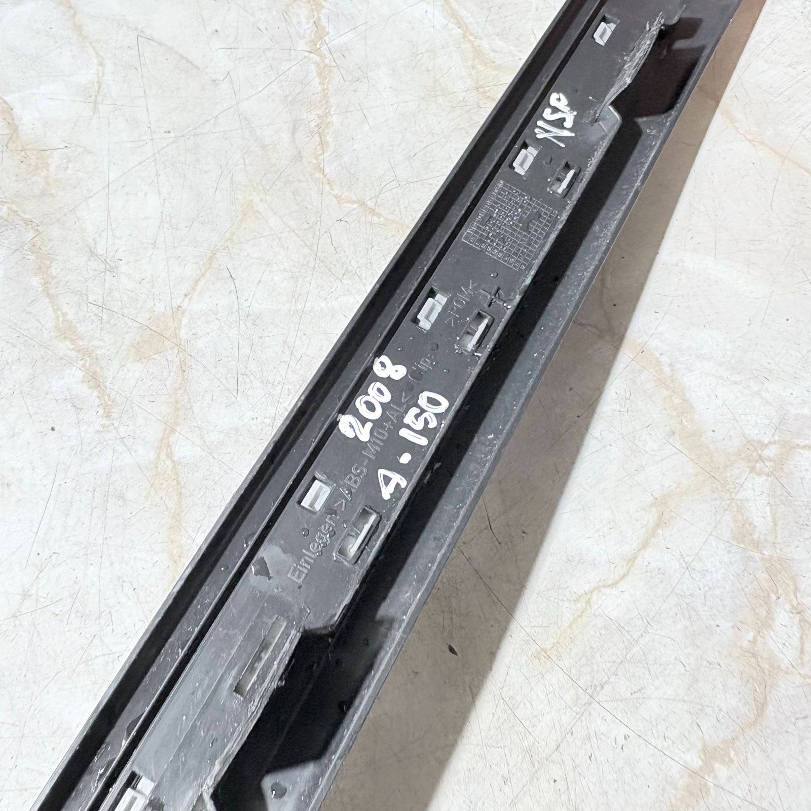 MERCEDES-BENZ A CLASS A150 2008 DOOR SILL TRIM REAR LEFT PASSENGER SIDE