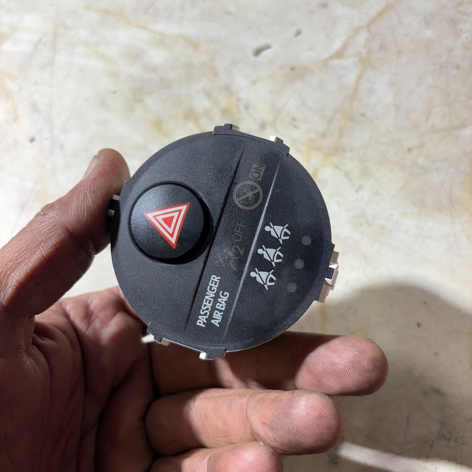 Toyota Yaris 2012 To 2020 Hazard Switch And Seat Belt 83950 0D050-A