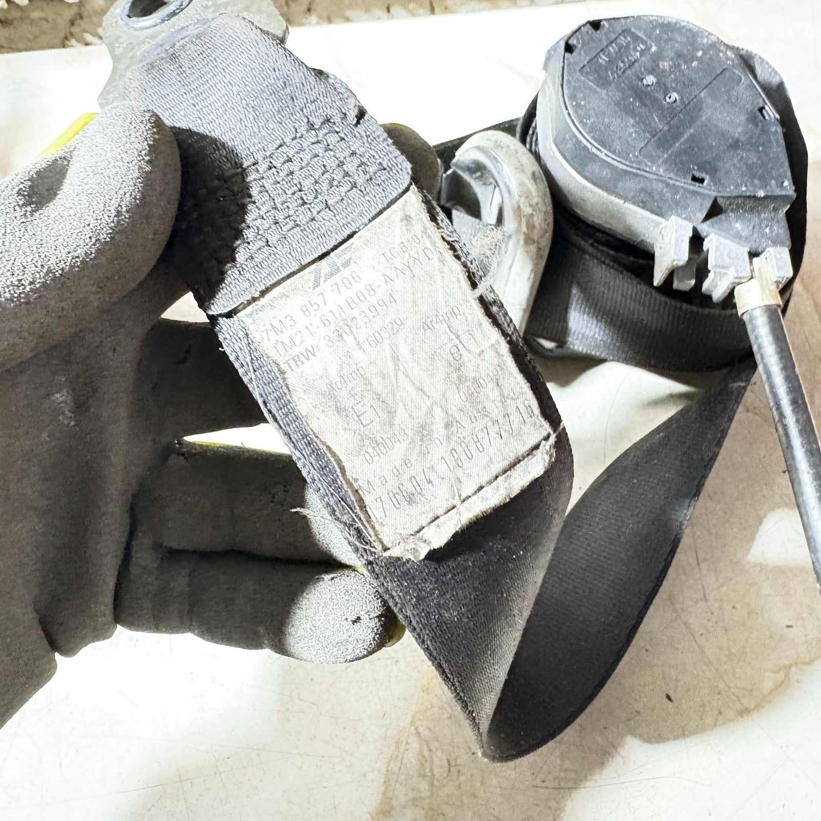 7M3857706 Front Seat Belt Right Sie for SEAT ALHAMBRA 1996