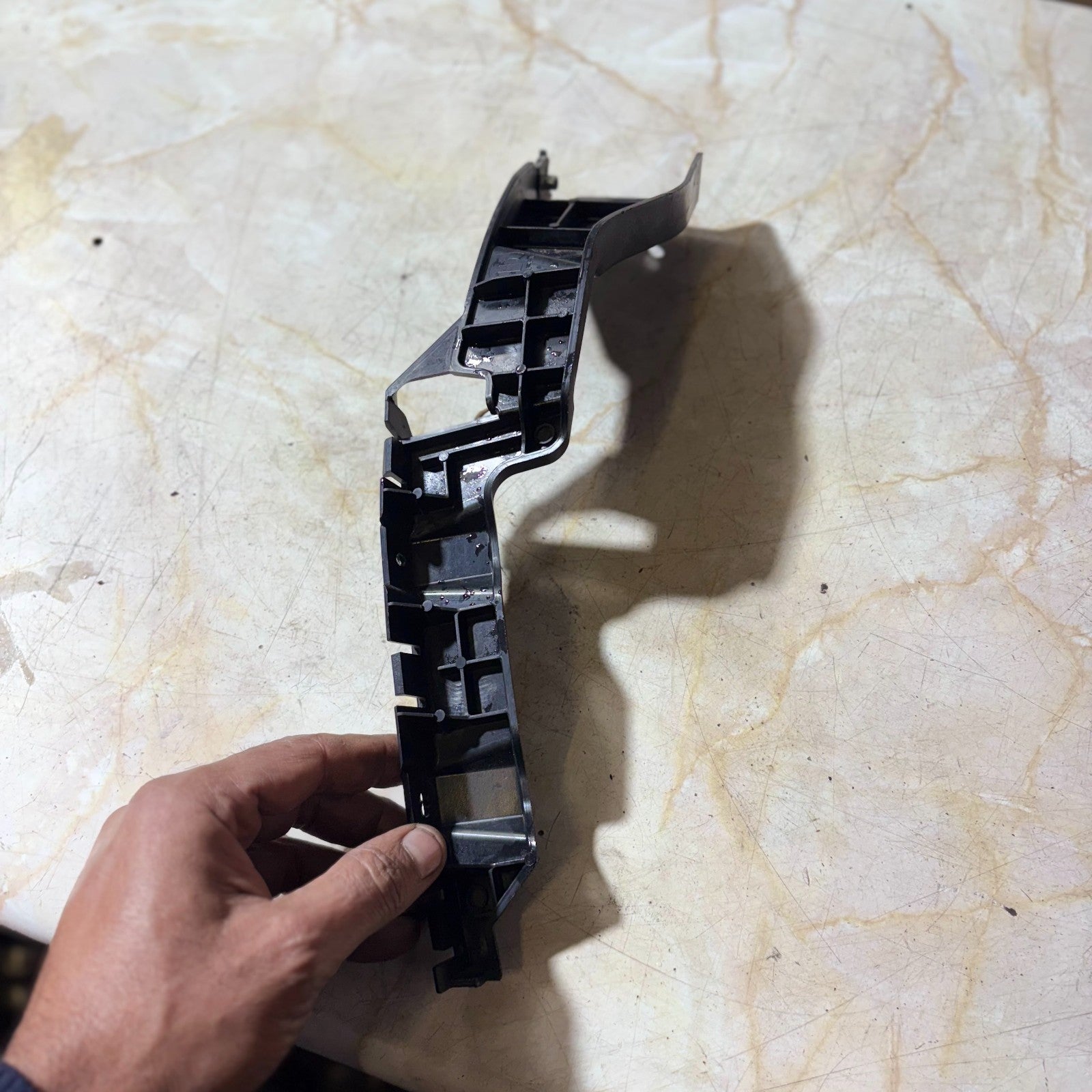 Fiat 500 Mk2 07-15 Rear Left Passenger Bumper Bracket Mounting Support 52061721