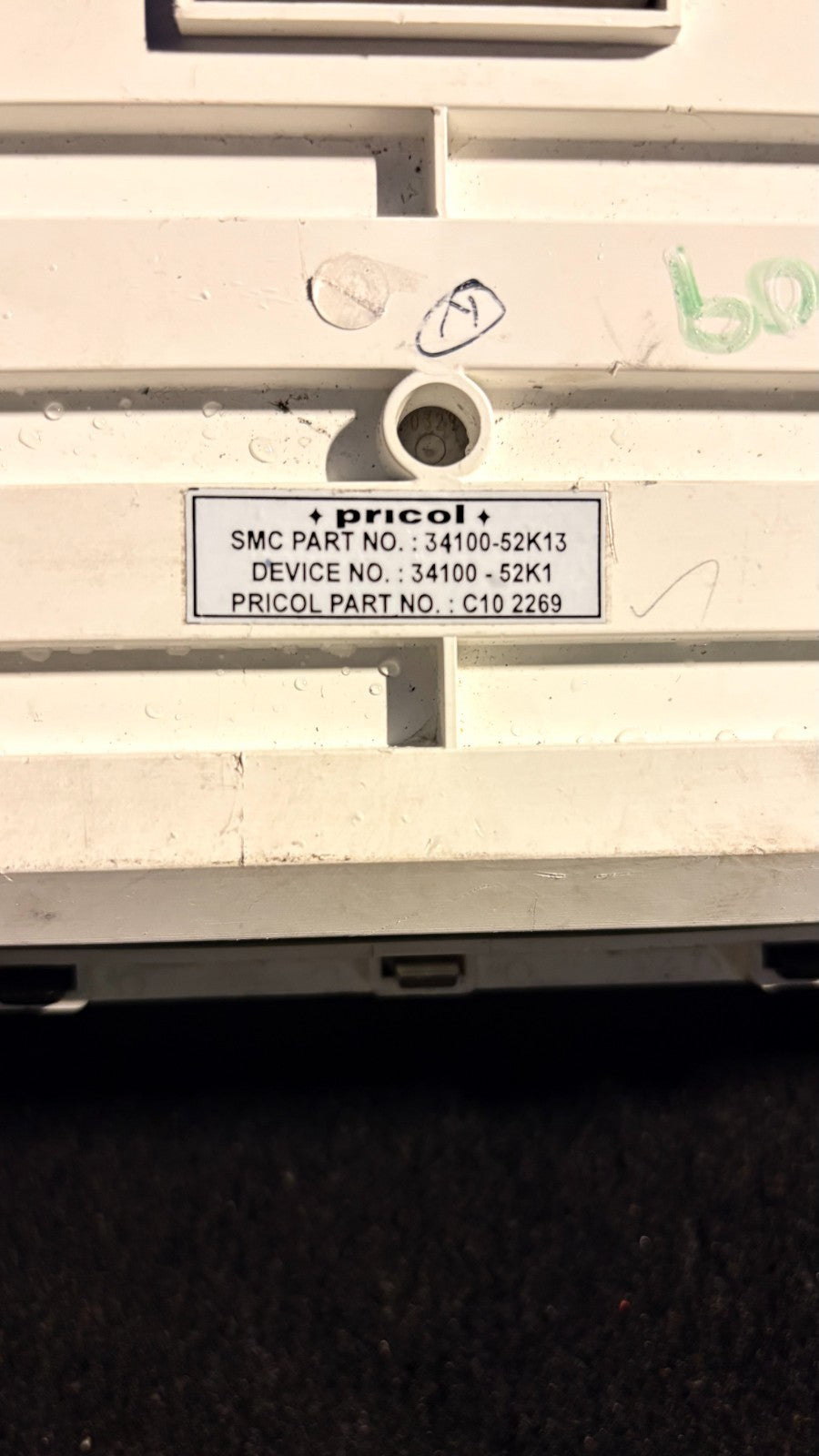 Vauxhall Opel Agila B Speedo Speedometer Cluster MPH 34100-52K13 2008-2015