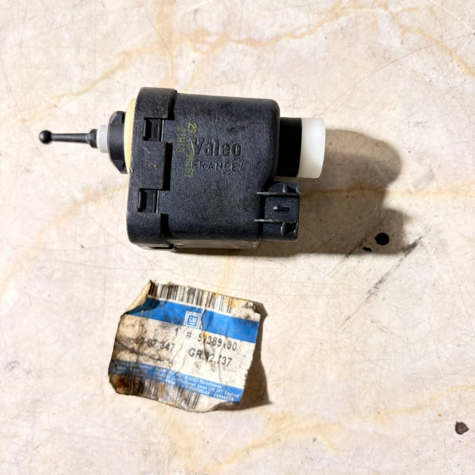 HEADLIGHT ALIGNMENT CORRECTOR MOTOR OPEL ASTRA HEADLIGHT ADJUSTMENT MOTOR