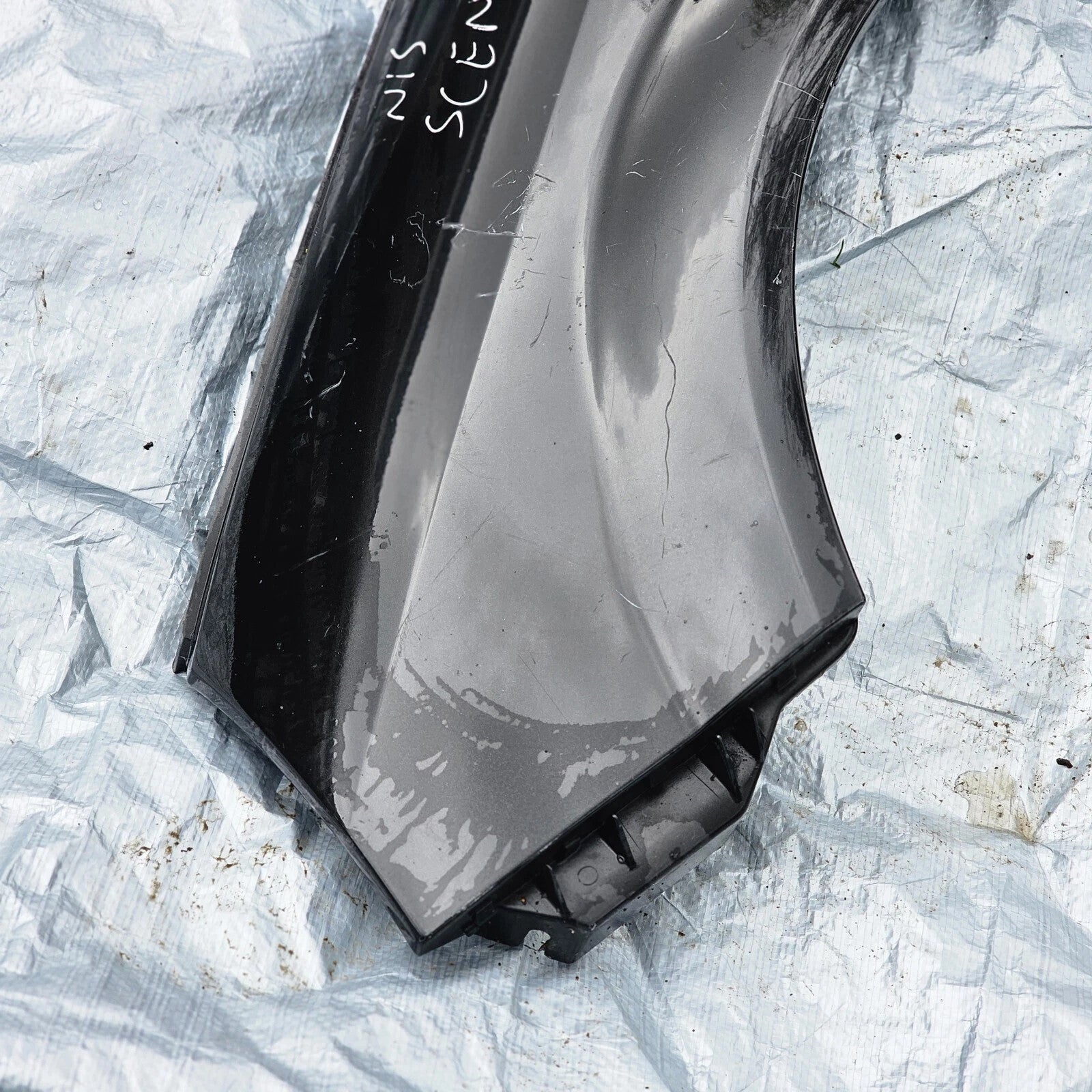RENAULT SCENIC PASSENGER SIDE N/S/F WING IN BLACK NV676 2003 2004 2005 2006 2007