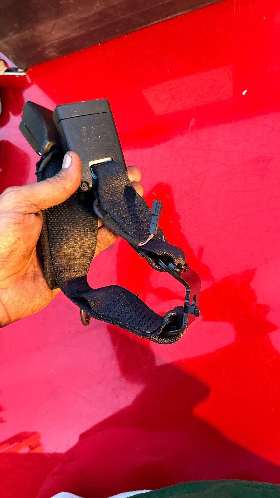 BMW 1 SERIES 118i 2019 DRIVER REAR SEAT BELT BUCKLE PAIR