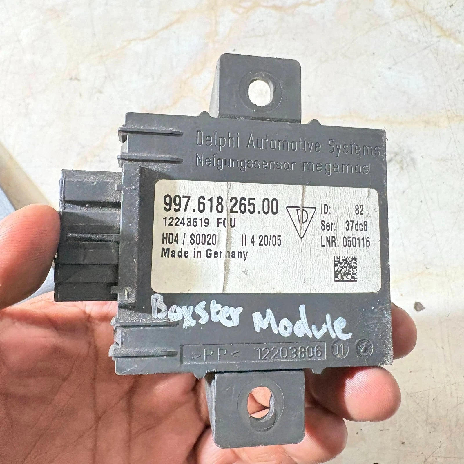PORSCHE BOXTER ECU Tilt Sensor Control Unit 99761826500