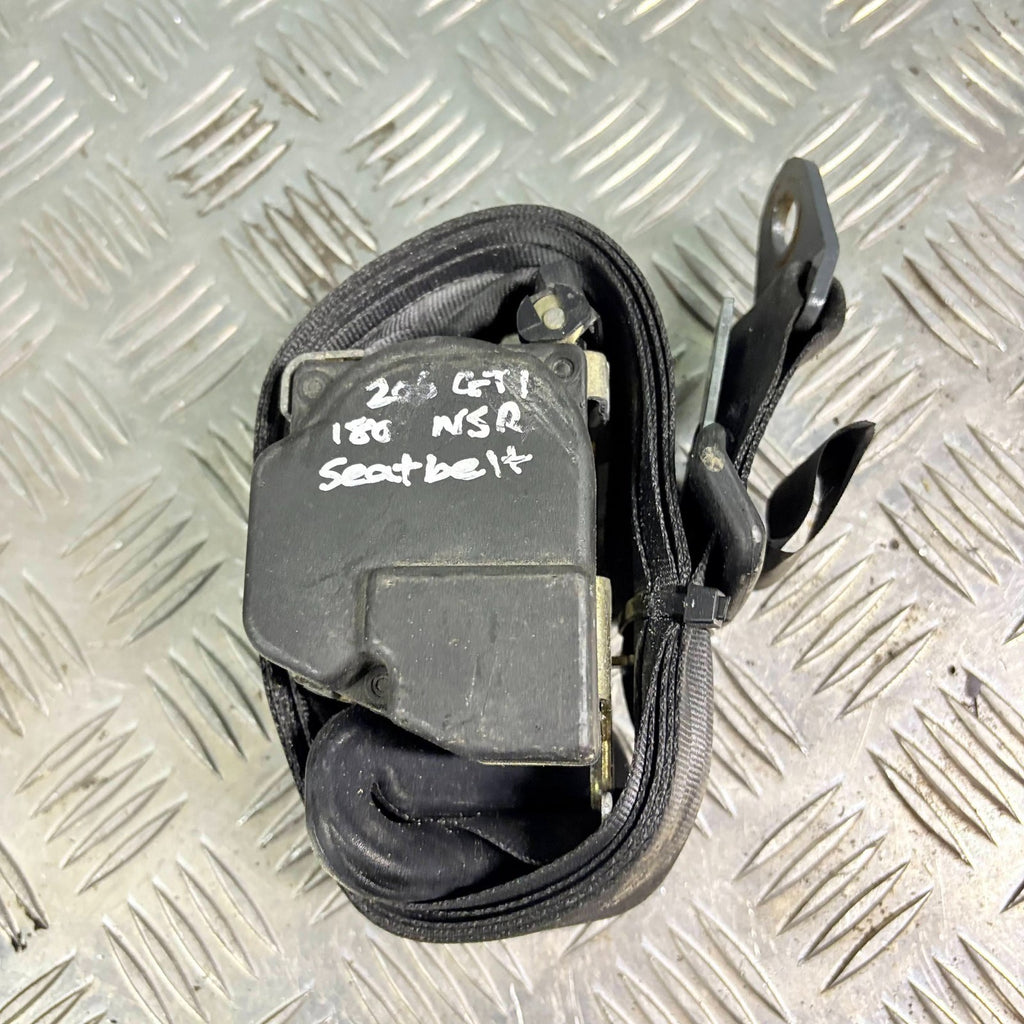 PEUGEOT 206 GTI 180 N/S REAR LEFT SEAT BELT 96361219XX 2003-2009