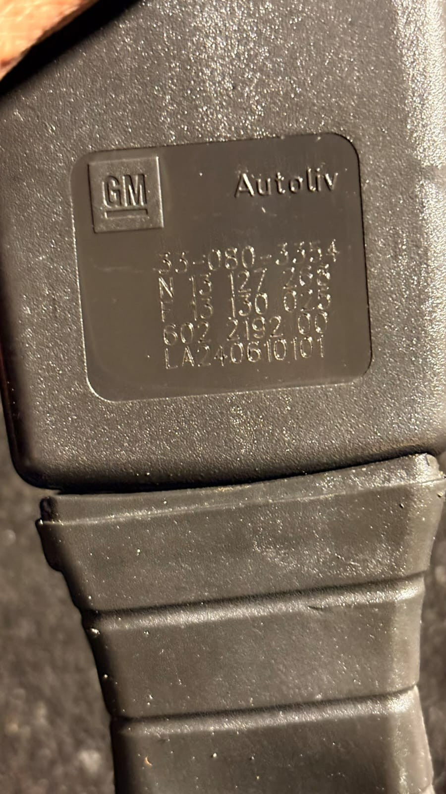 Vauxhall/Opel Astra H 1.7 CDTI 2004-2009 Front Right Seat Belt Buckle 330803354