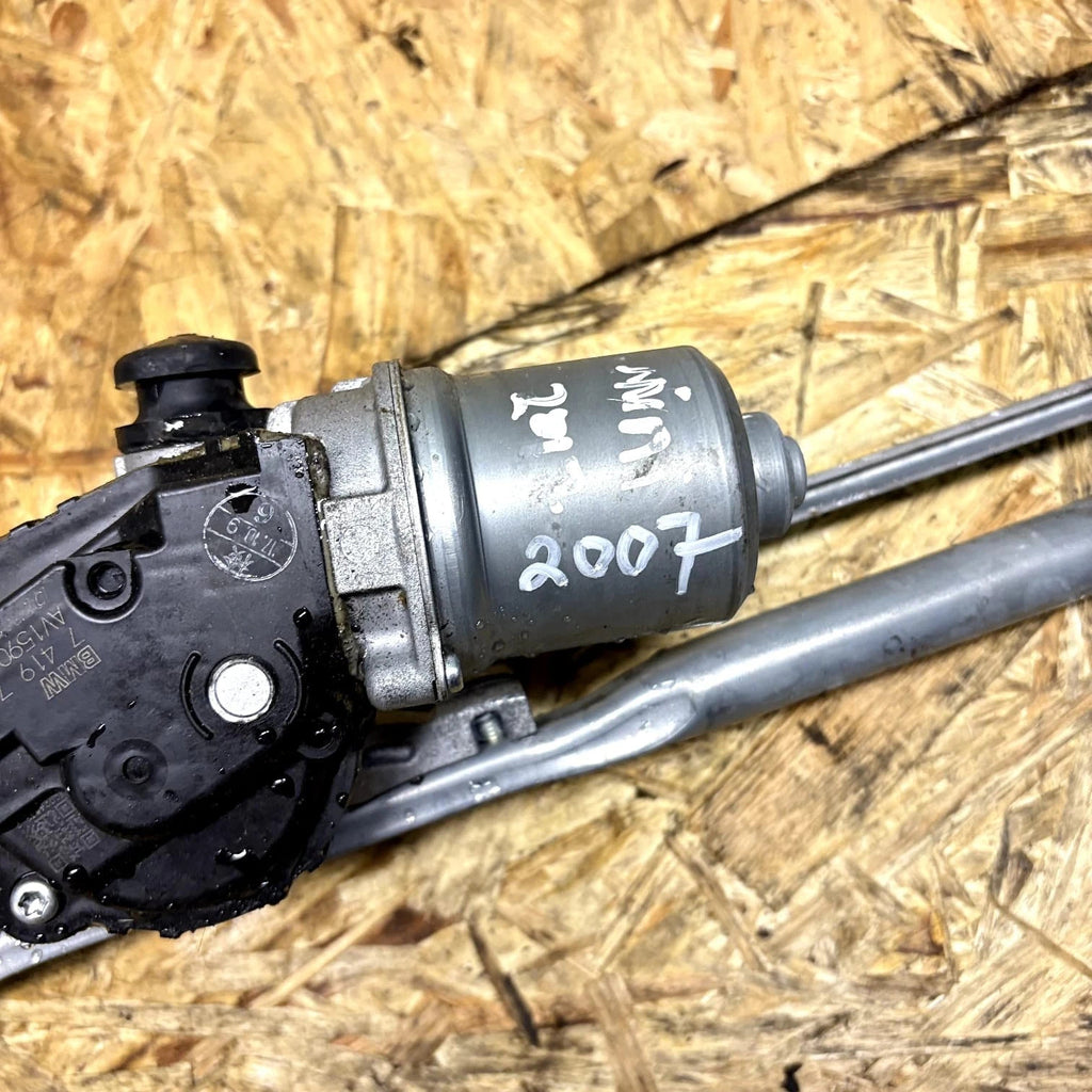 BMW Mini 2007 Front Wiper Motor & Arm Linkage Denso 7419788-03 Tested Part