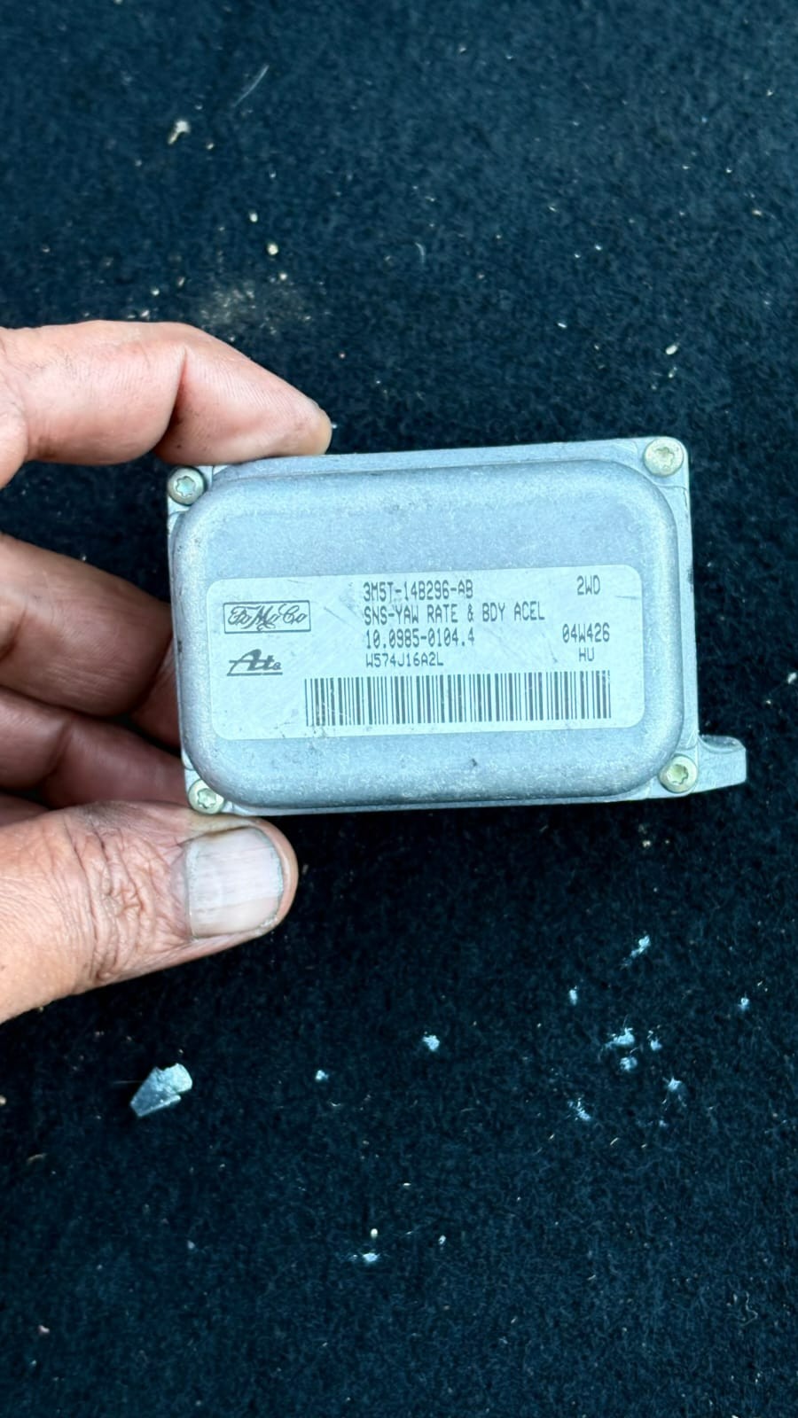 MAZDA S40 YAW Rate Sensor. P/N: 3M5T-14B296-AB 2005