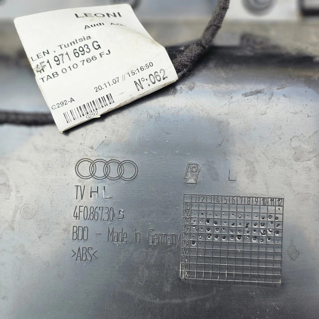 Audi A6 C6 Left Passenger Nearside Rear Door Card Panel 4f0867305n 2004-2012