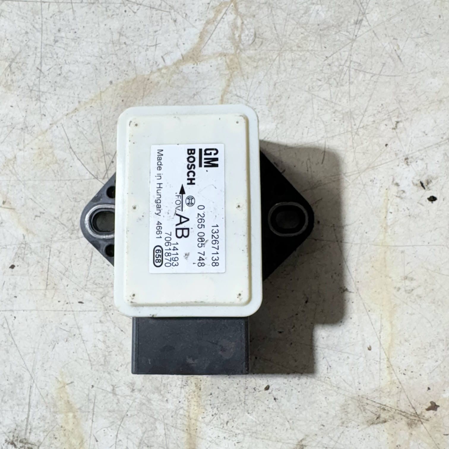 Vauxhall Meriva B 2014 Yaw Rate Sensor 13267138/0265005748