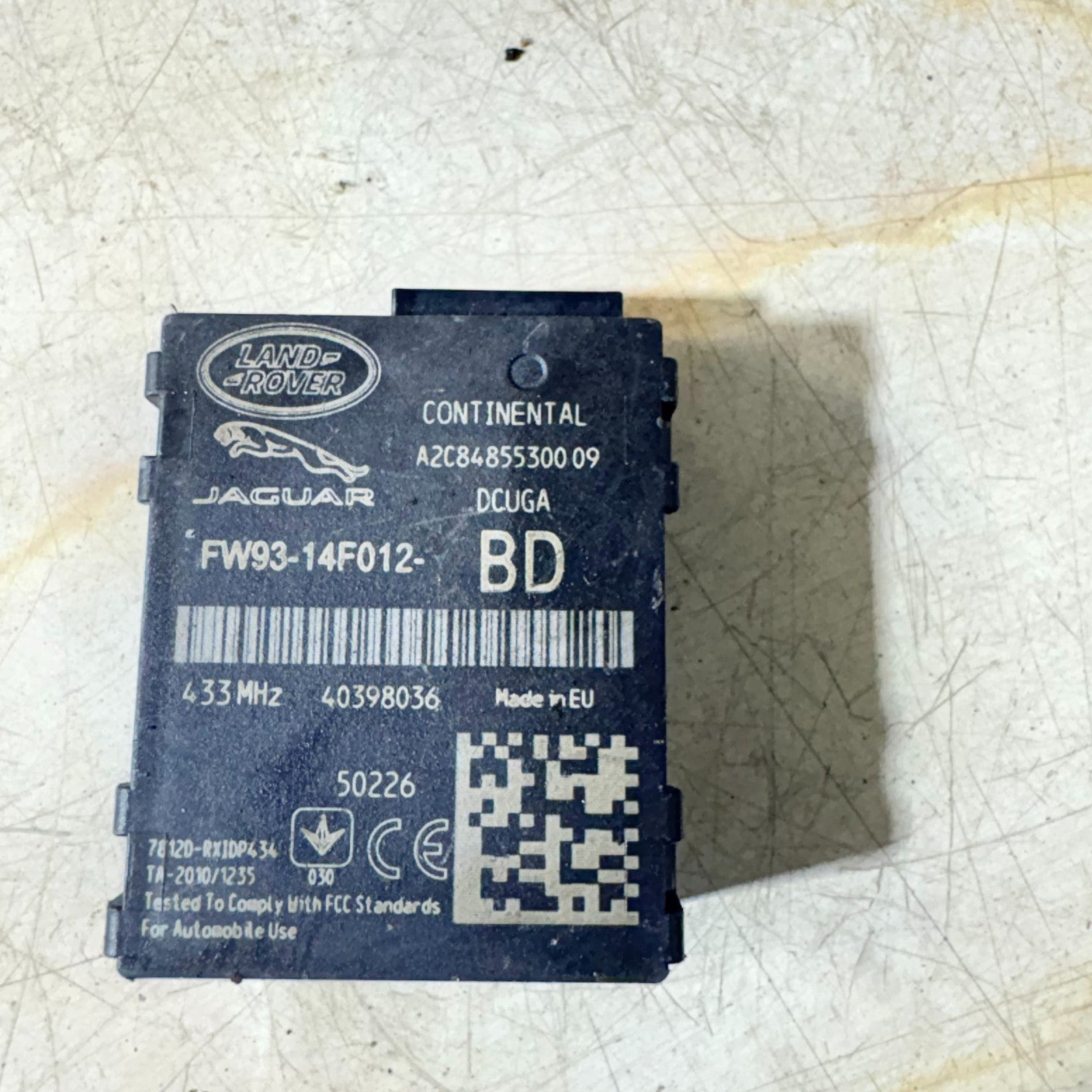 LAND ROVER DISCOVERY SPORT L550 2015 TYRE PRESURE CONTROL MODULE FW93-14F012-BE