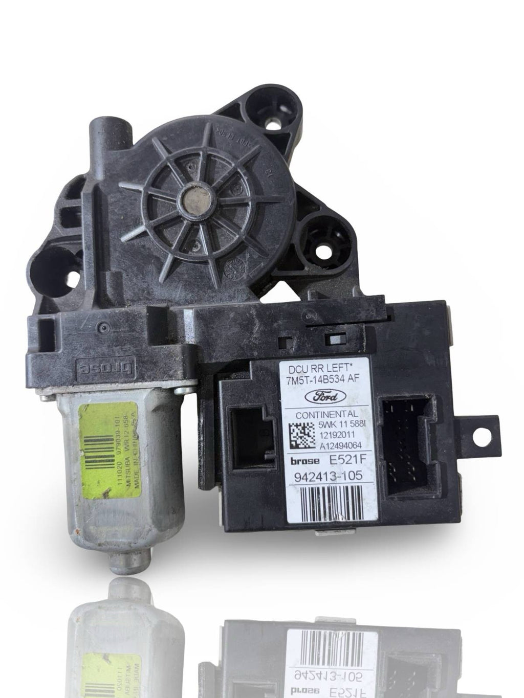 FORD KUGA MK1 WINDOW REGULATOR MOTOR REAR LEFT PASSENGER SIDE NEARSIDE 2012