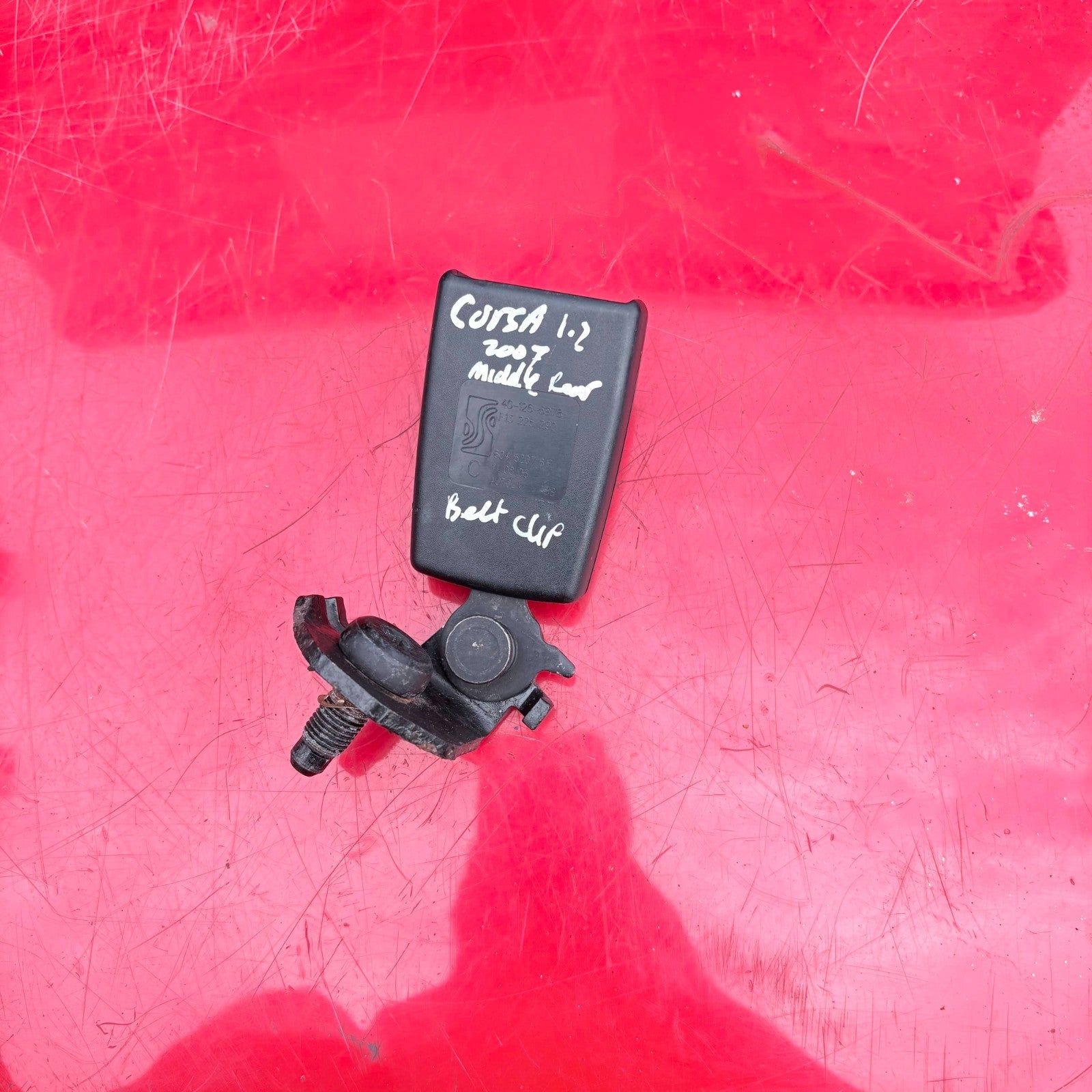 VAUXHALL CORSA 2007 MIDDLE REAR BELT CLIP 40-126-6978