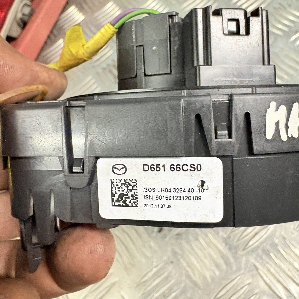 MAZDA 6 2013 INDICATOR SWITCH STALK AND STEERING WHEEL SLIP D65166CS0