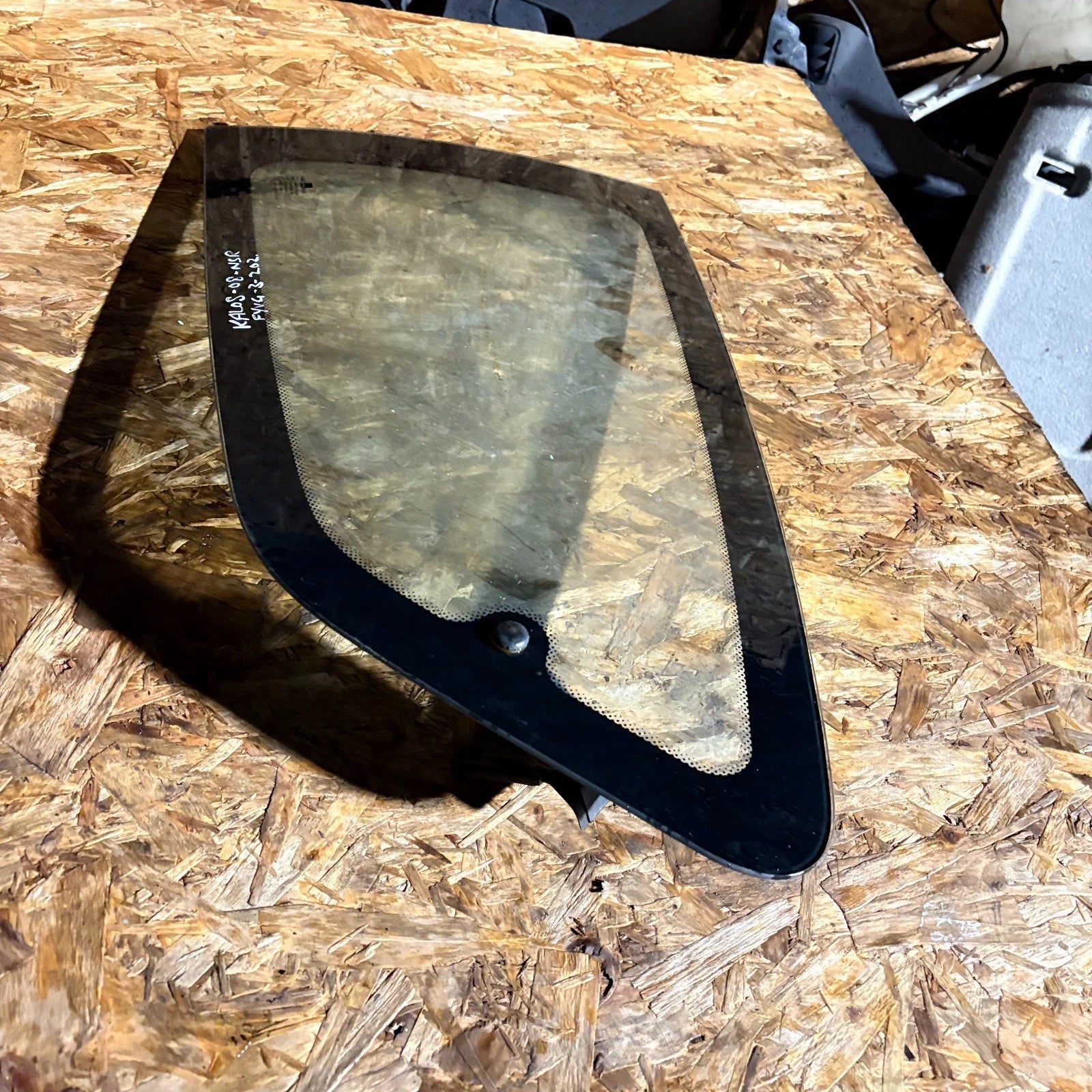 Chevrolet Kalos Passenger Rear Left Quarter Window Glass 2005-2011