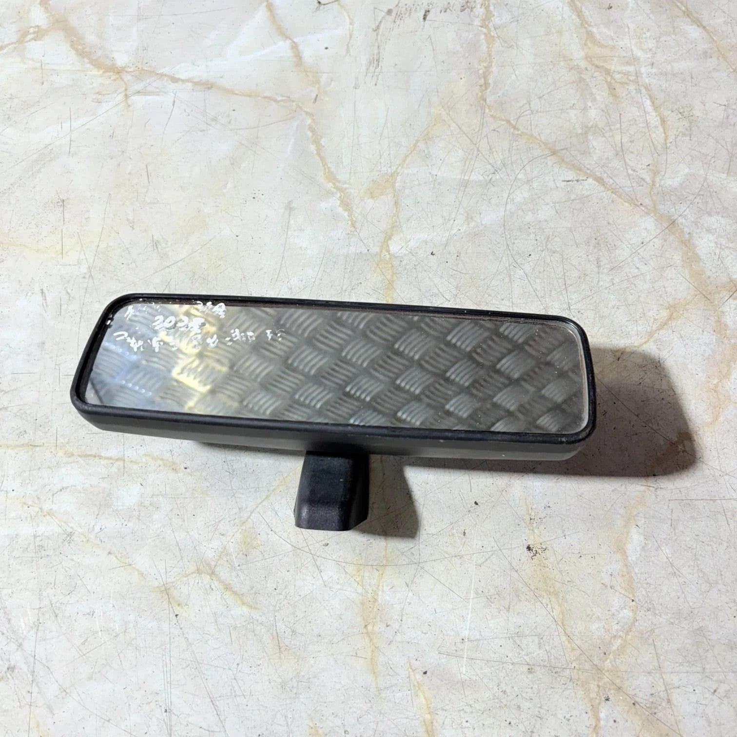 2007 FIAT PANDA INTERIOR REAR VIEW MIRROR IN BEIGE 0143741